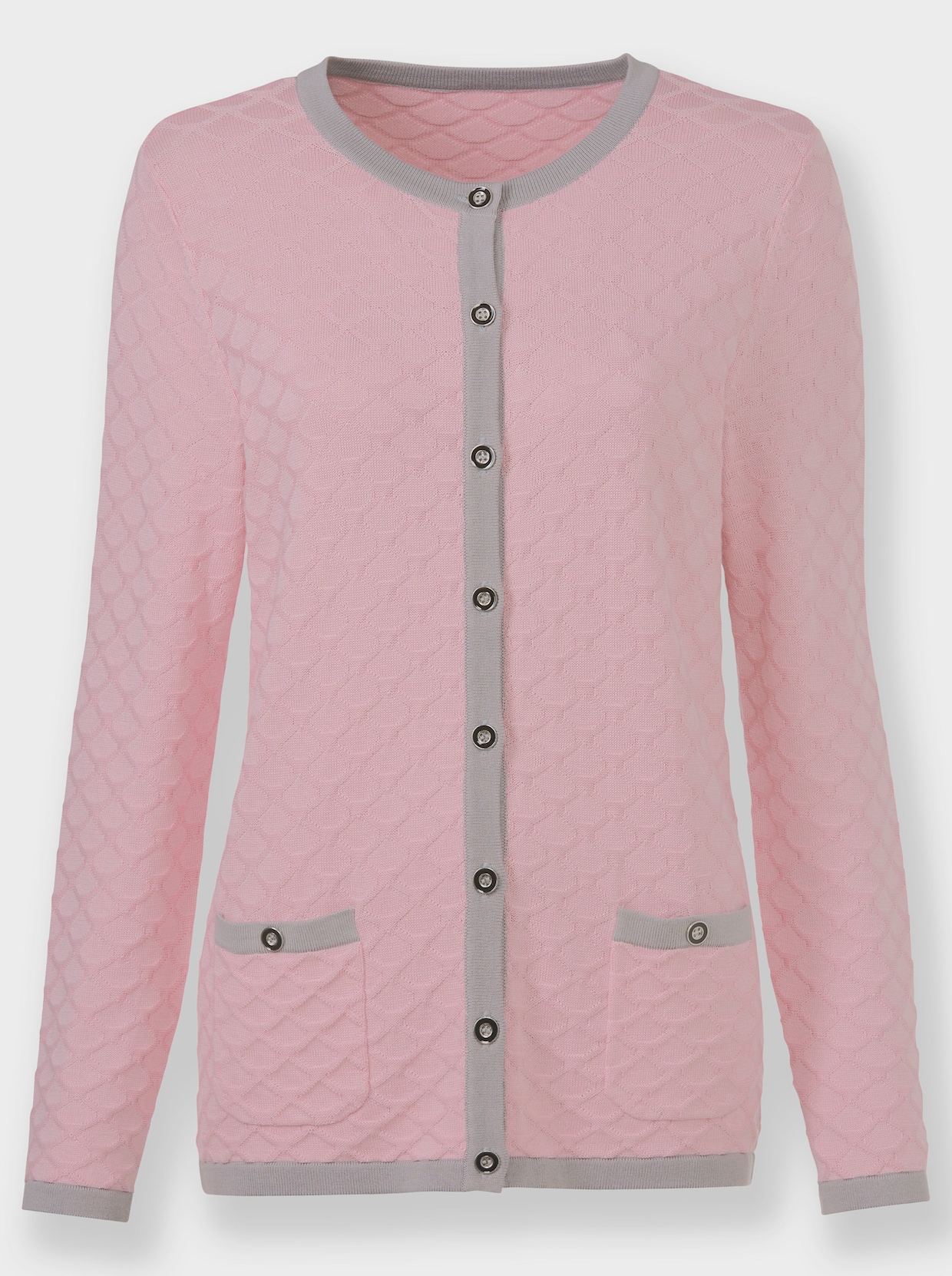 Feinstrickjacke - rosé