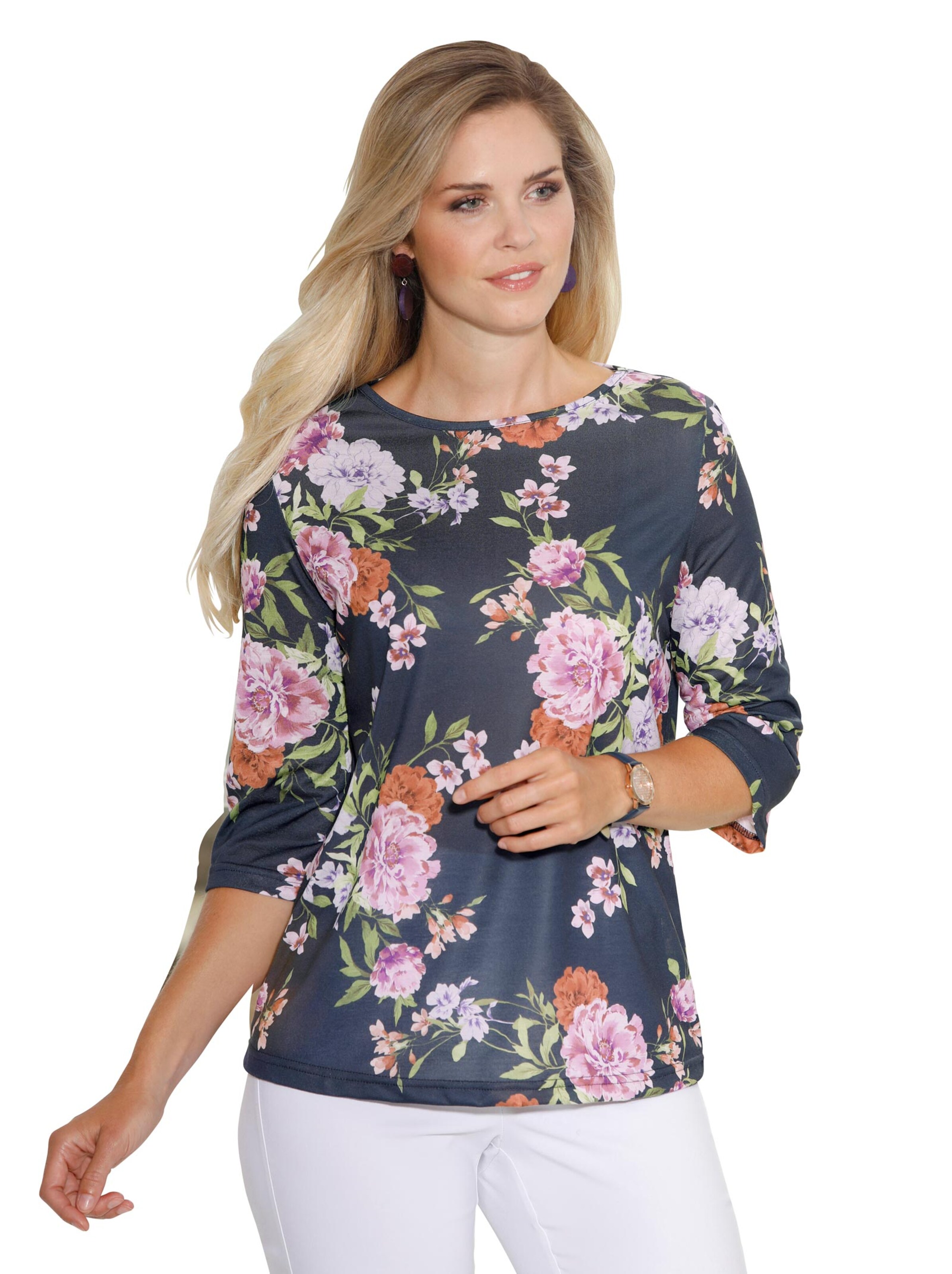 Shirt - marine-bedruckt