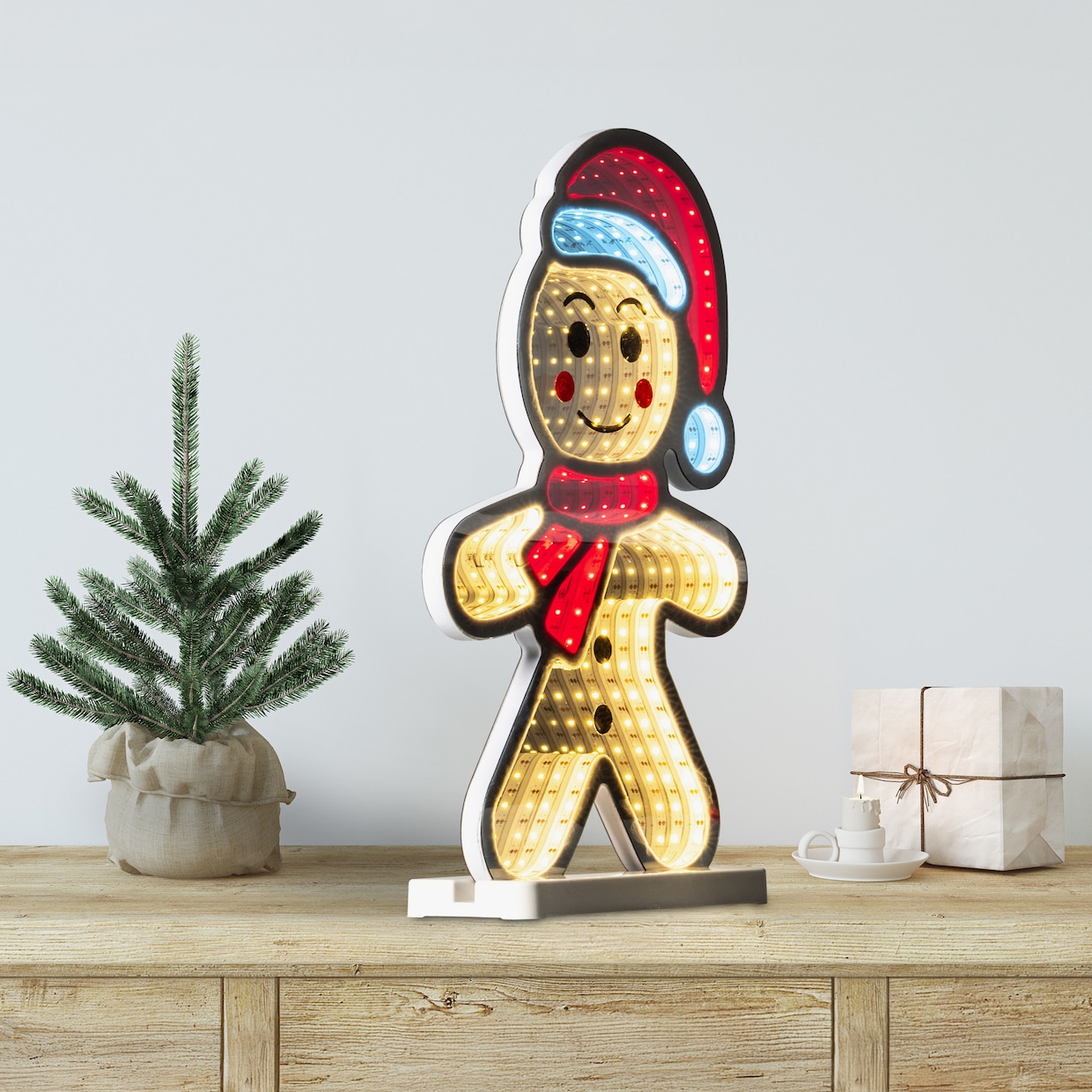 my home LED Dekofigur - rot, weiß, warmweiß