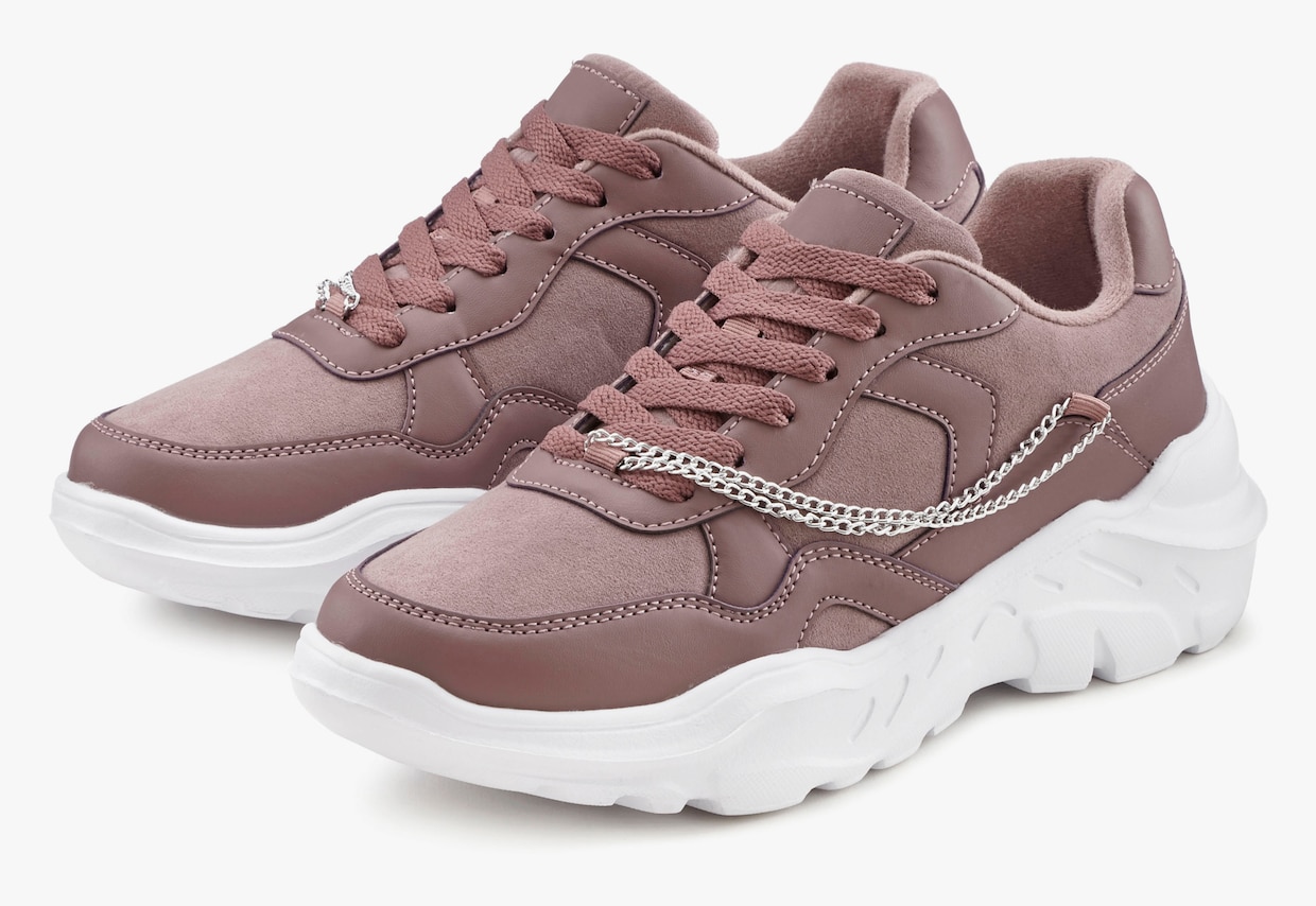 LASCANA Sneaker - mauve