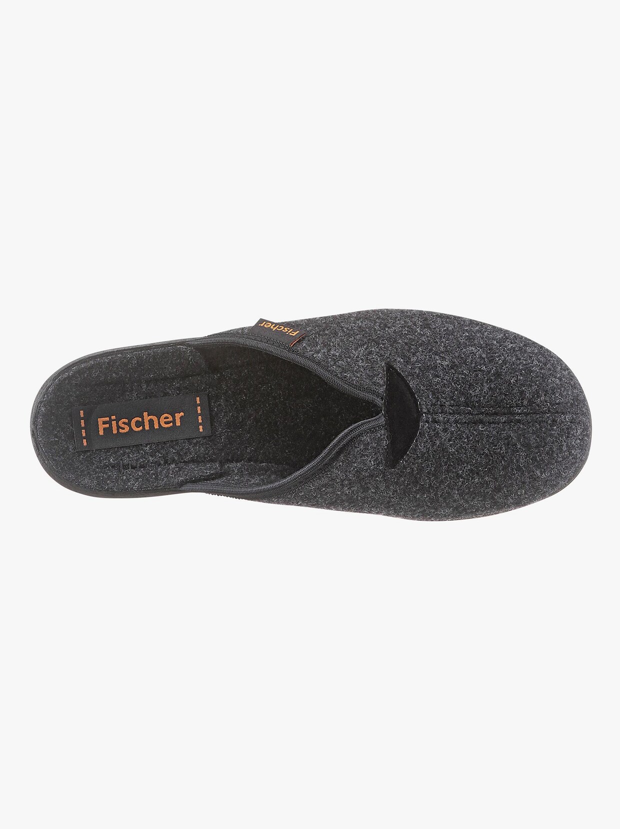 Fischer Pantoffels - antraciet