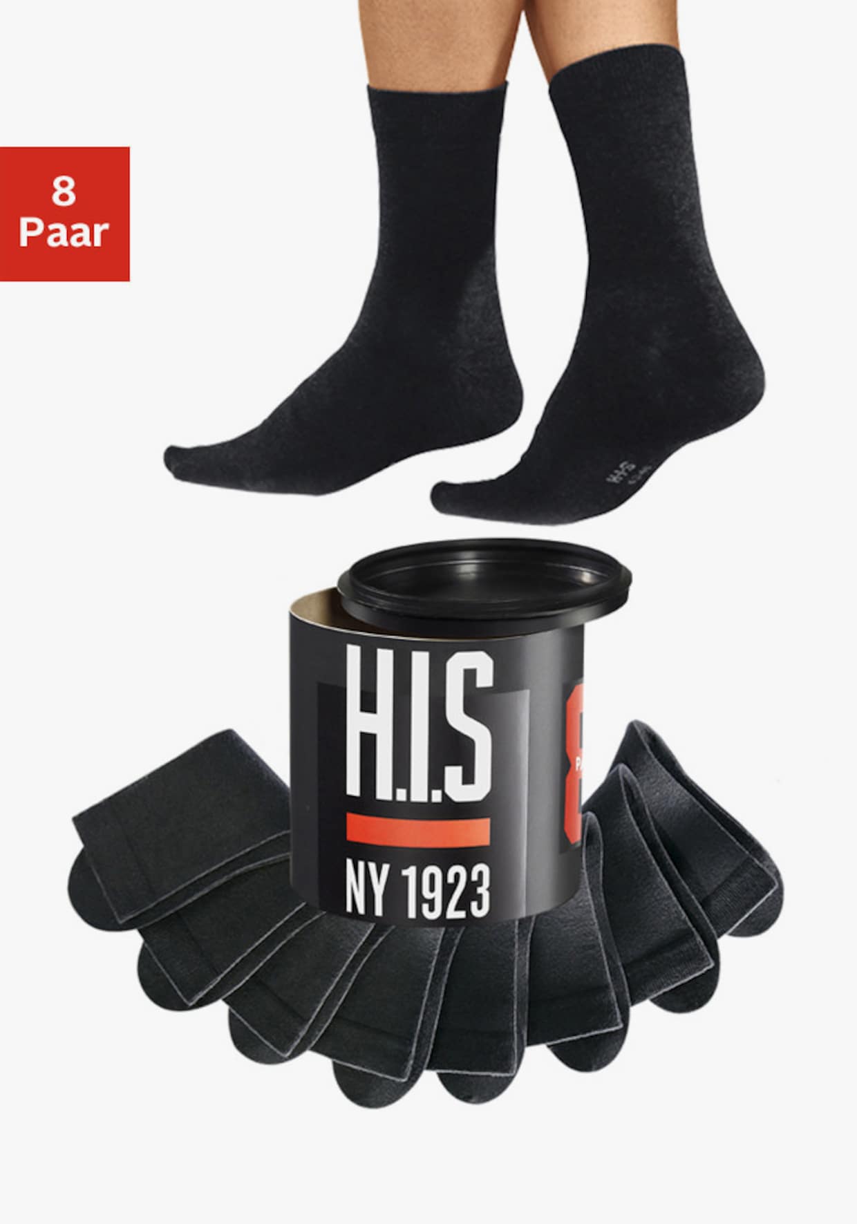 H.I.S Sokken - zwart