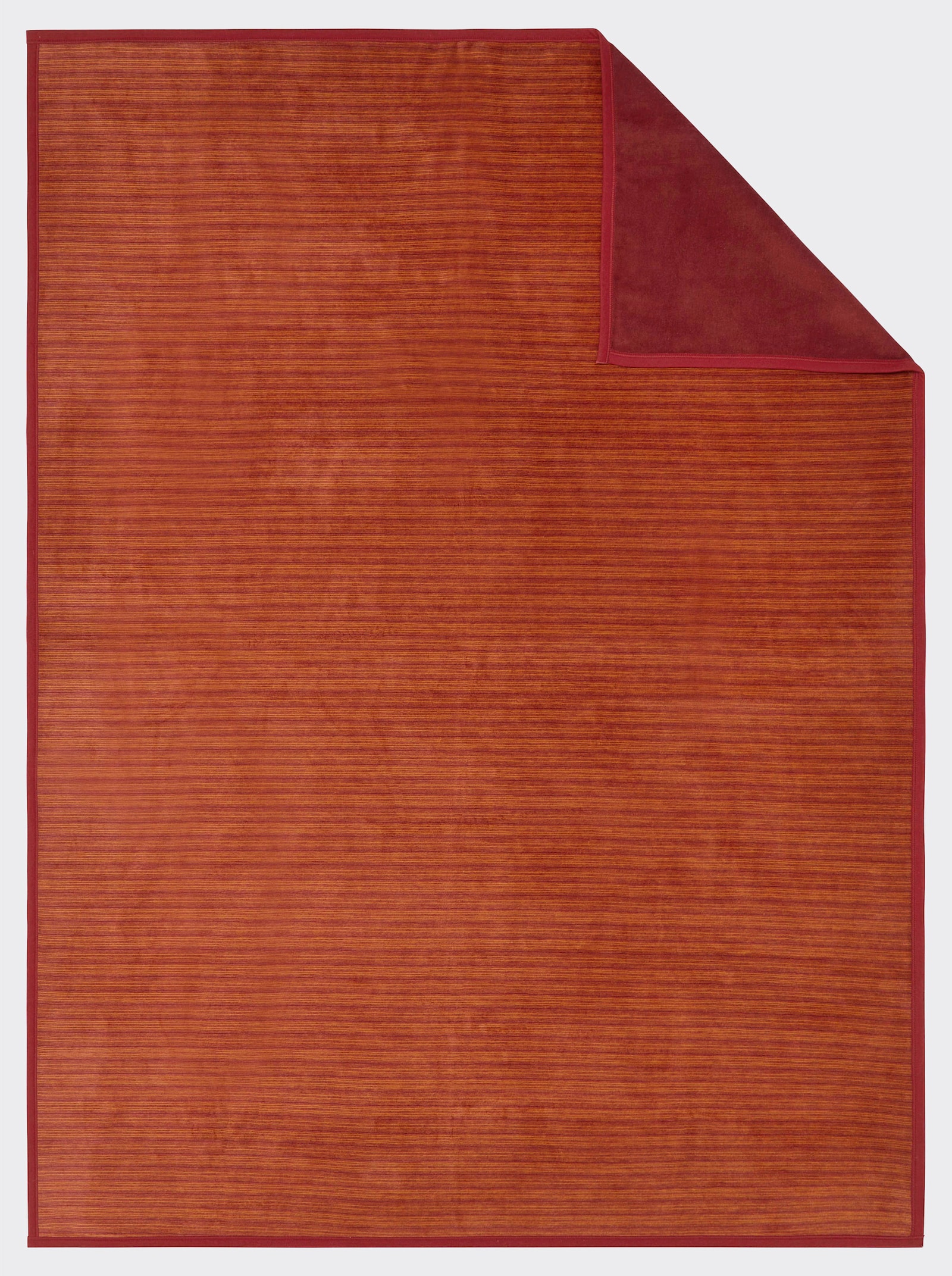 Ibena Wohndecke - rostrot