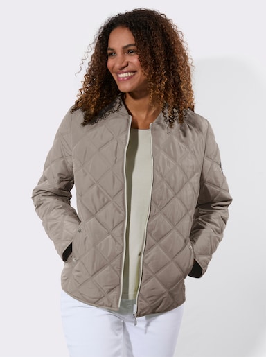 Steppjacke - taupe