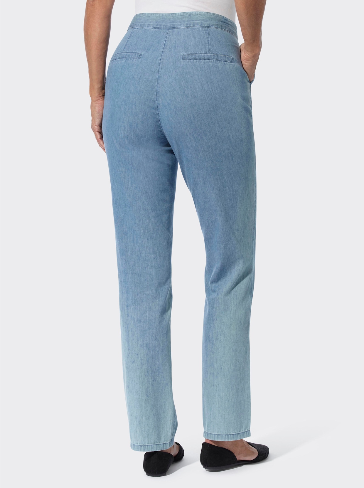 jeans - blue-bleached