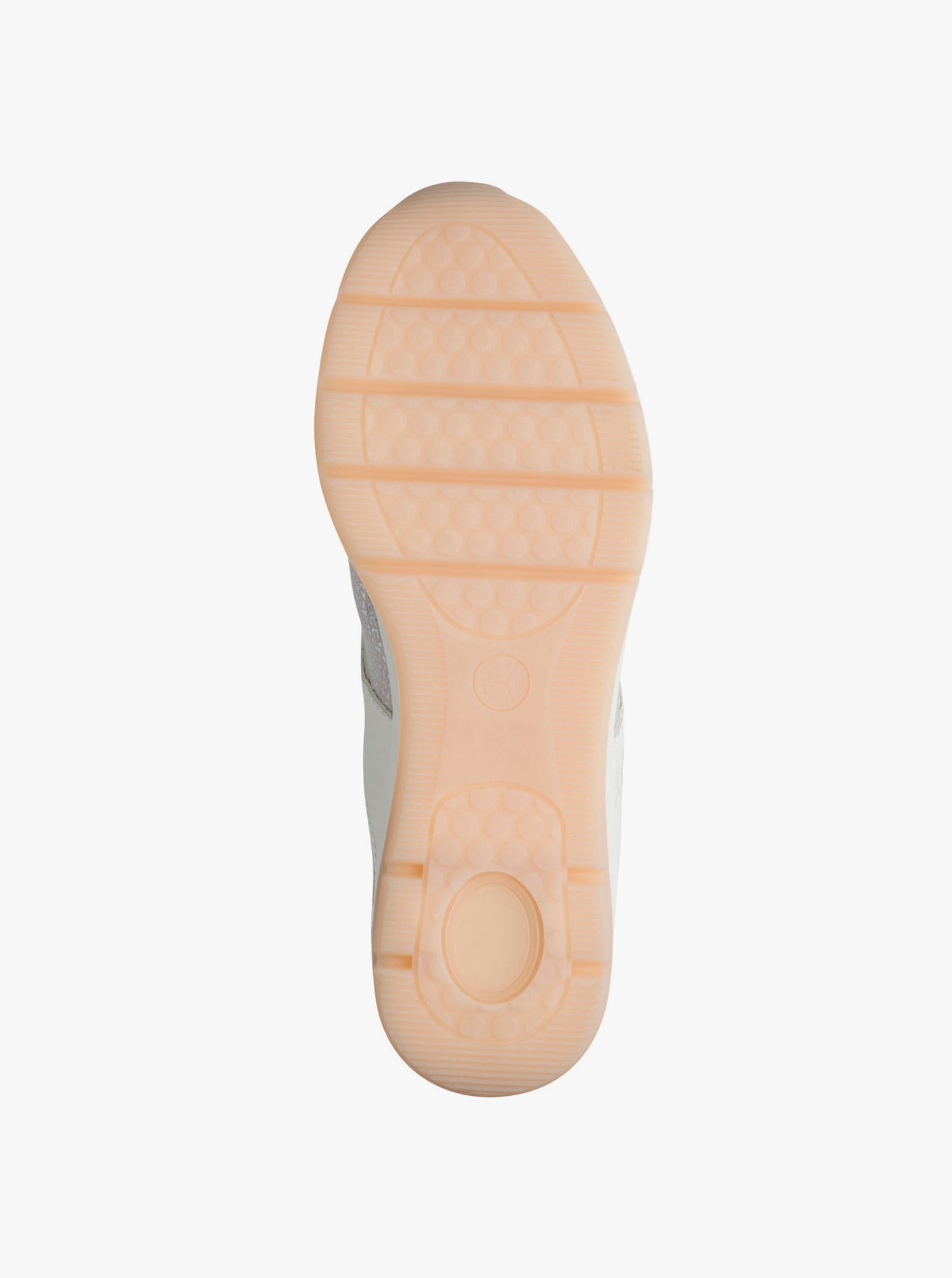 Jana Sneaker im Materialmix - weiß