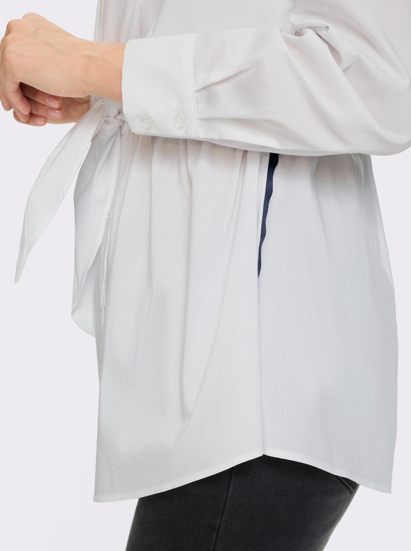 heine Hemdbluse - weiss