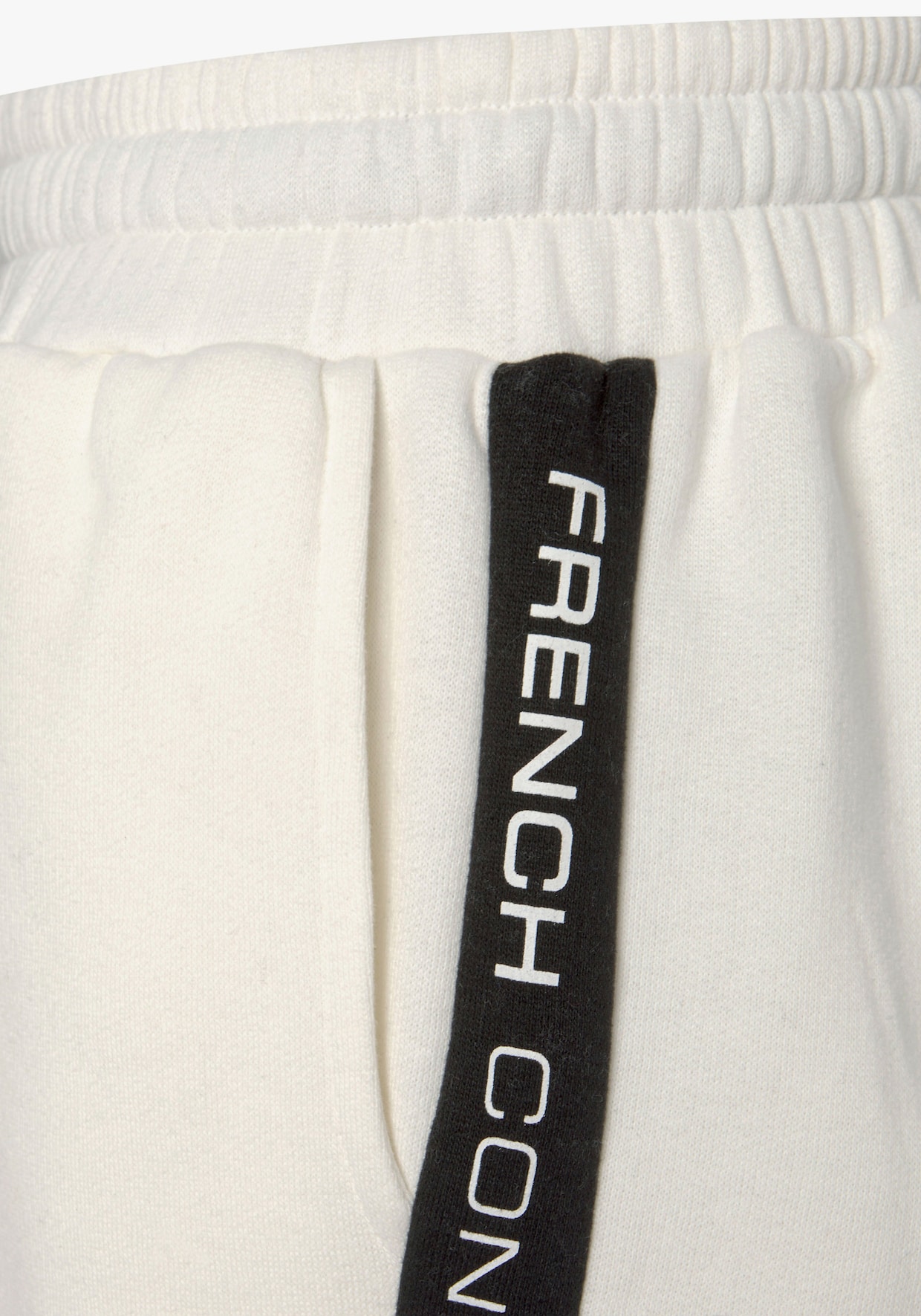 Short en matière sweat - blanc