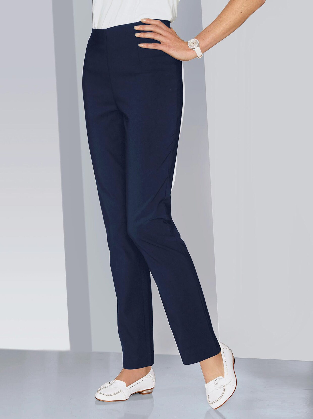 pantalon extensible - marine