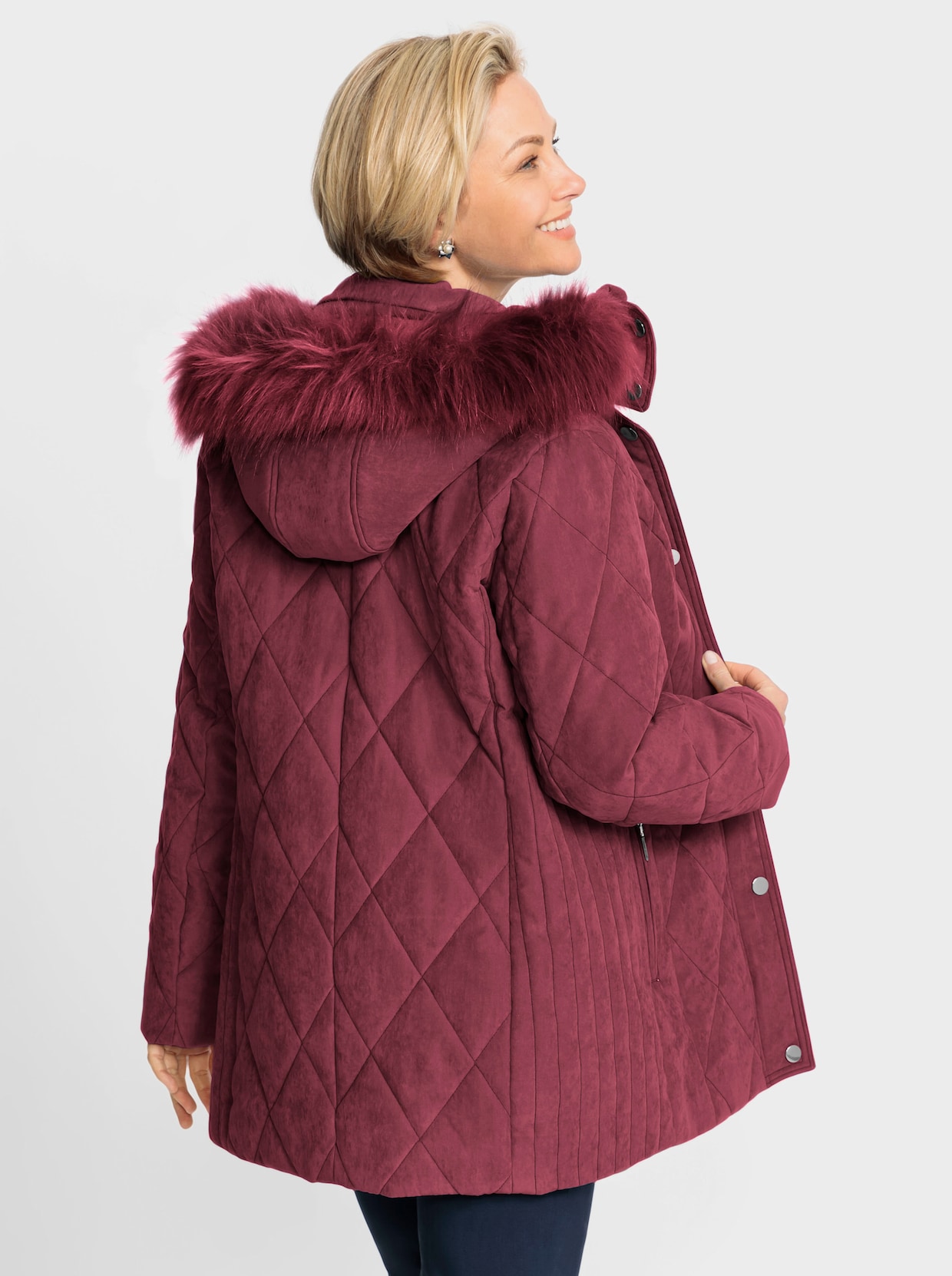 Jacke - bordeaux