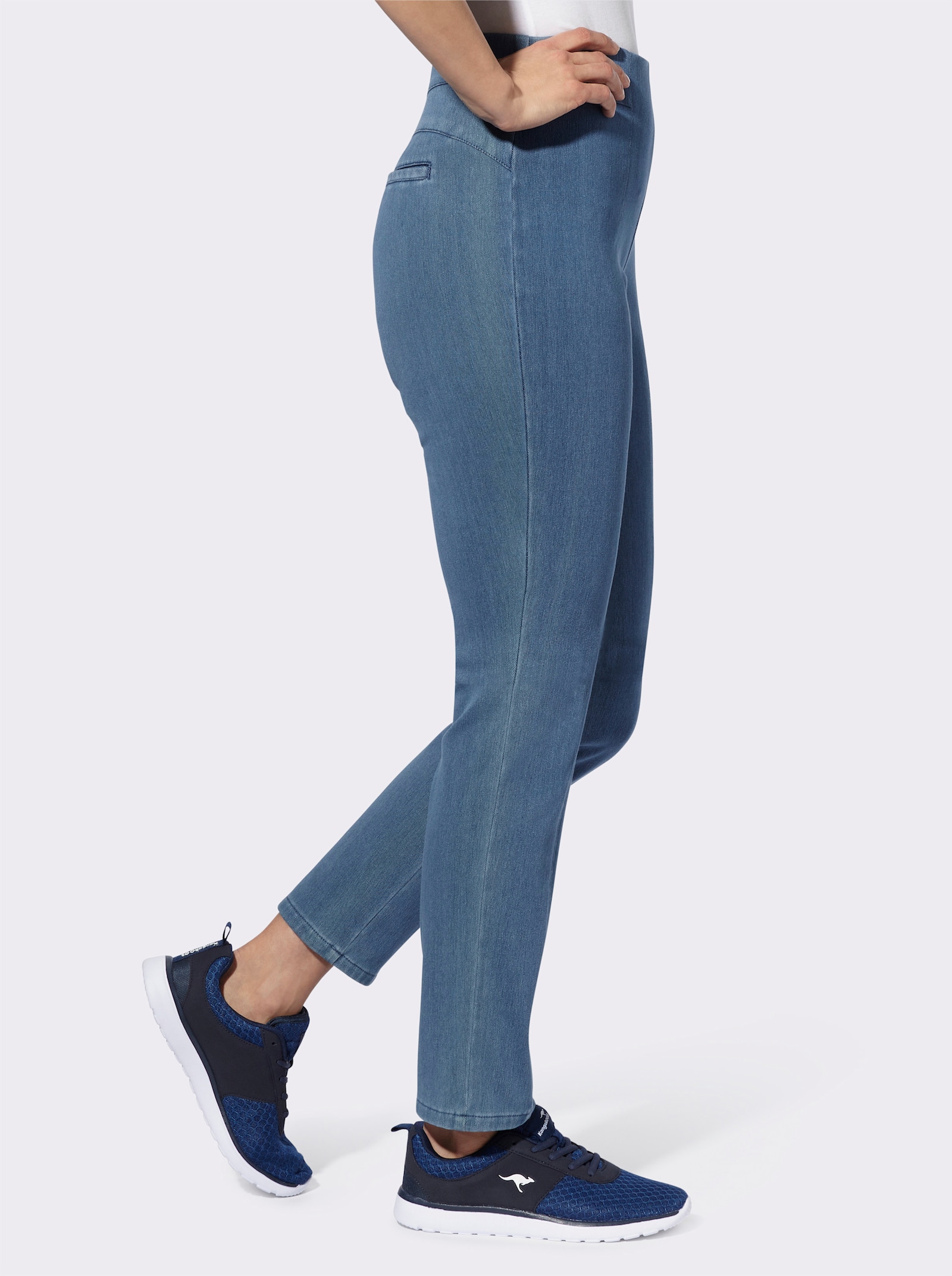 Cosma Jeans met comfortband aan de binnenzijde - blue-bleached