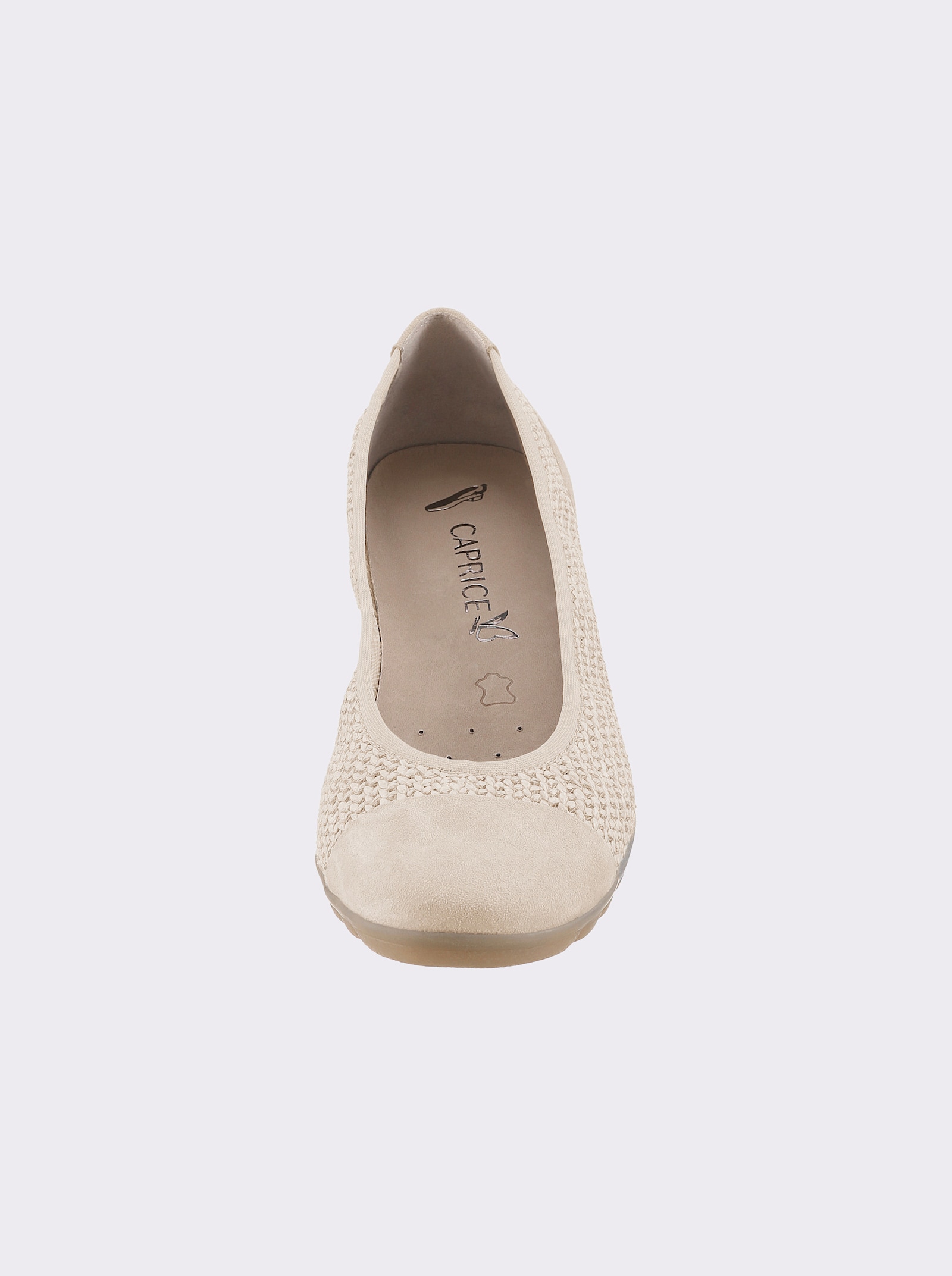 Caprice Ballerina mit Schrittdämpfung, von Caprice - créme