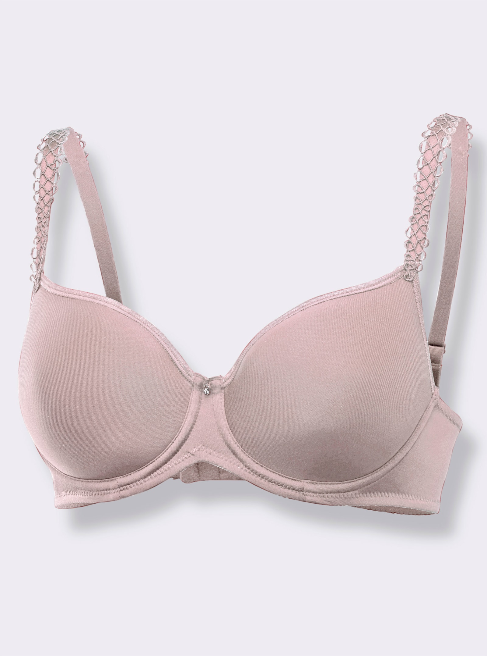Viania T-Shirt-BH mit Bügel , aus Spacer-Material - puder