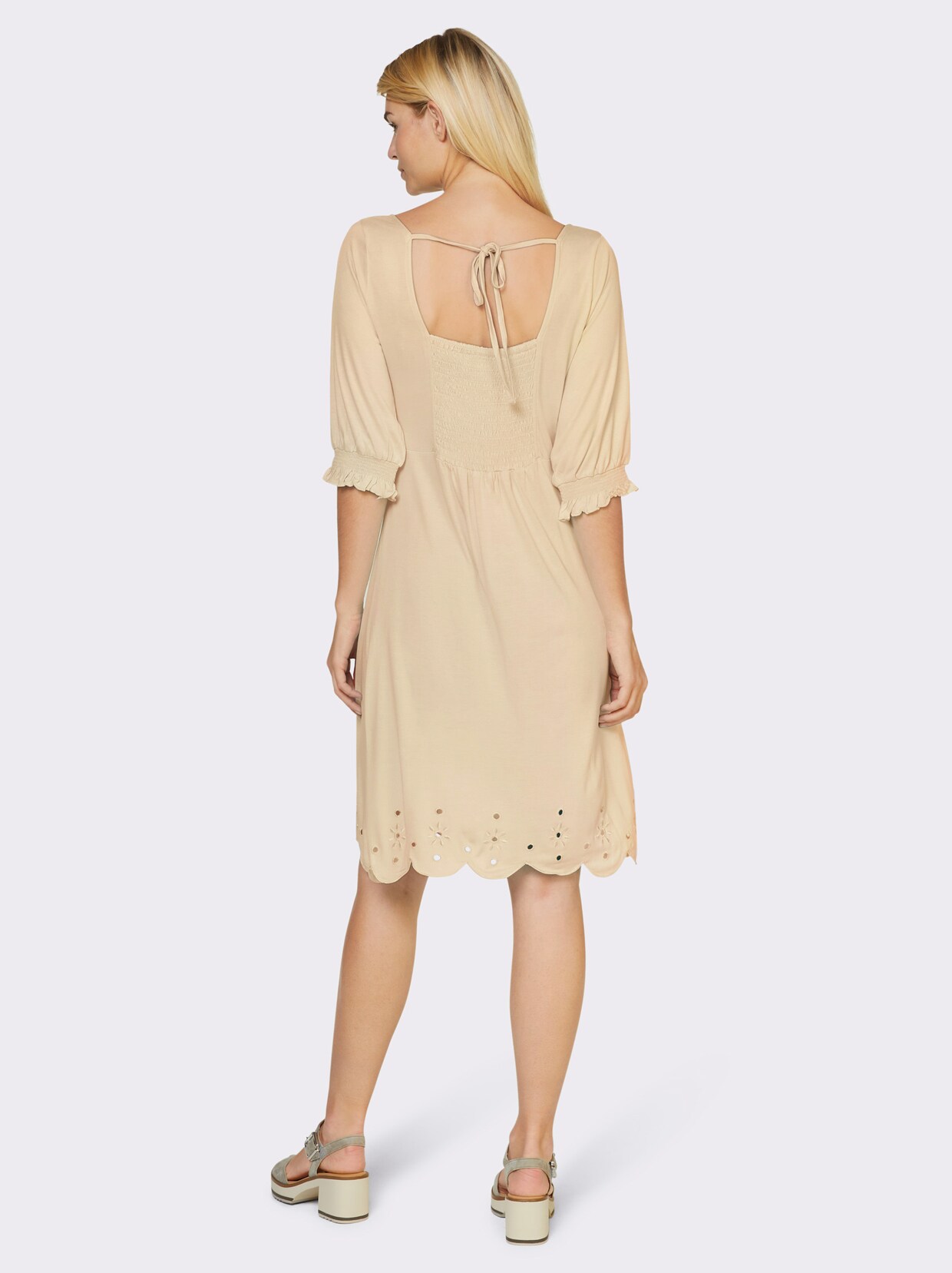 heine Jersey jurk - zand