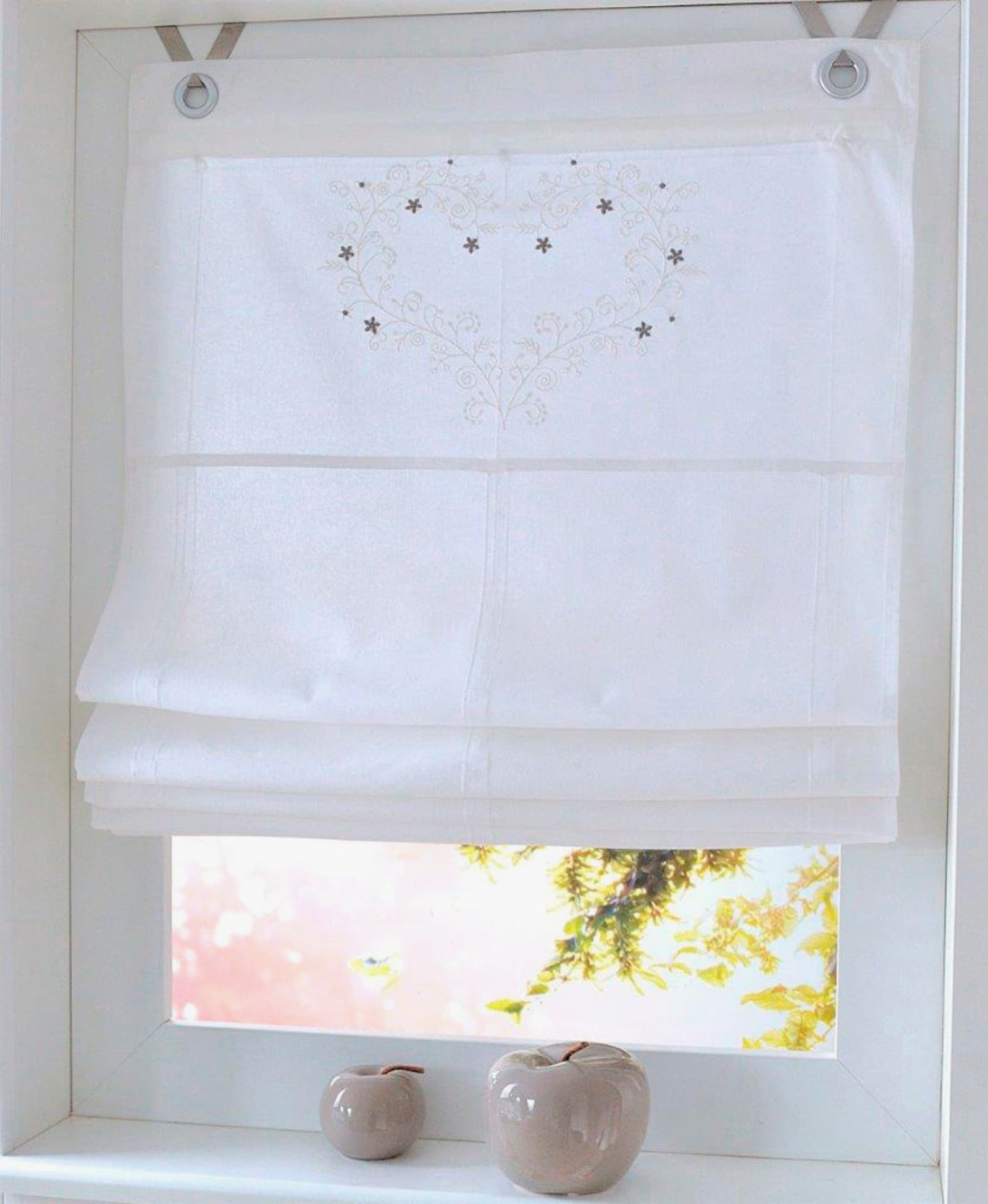 heine home Raffrollo - weiß