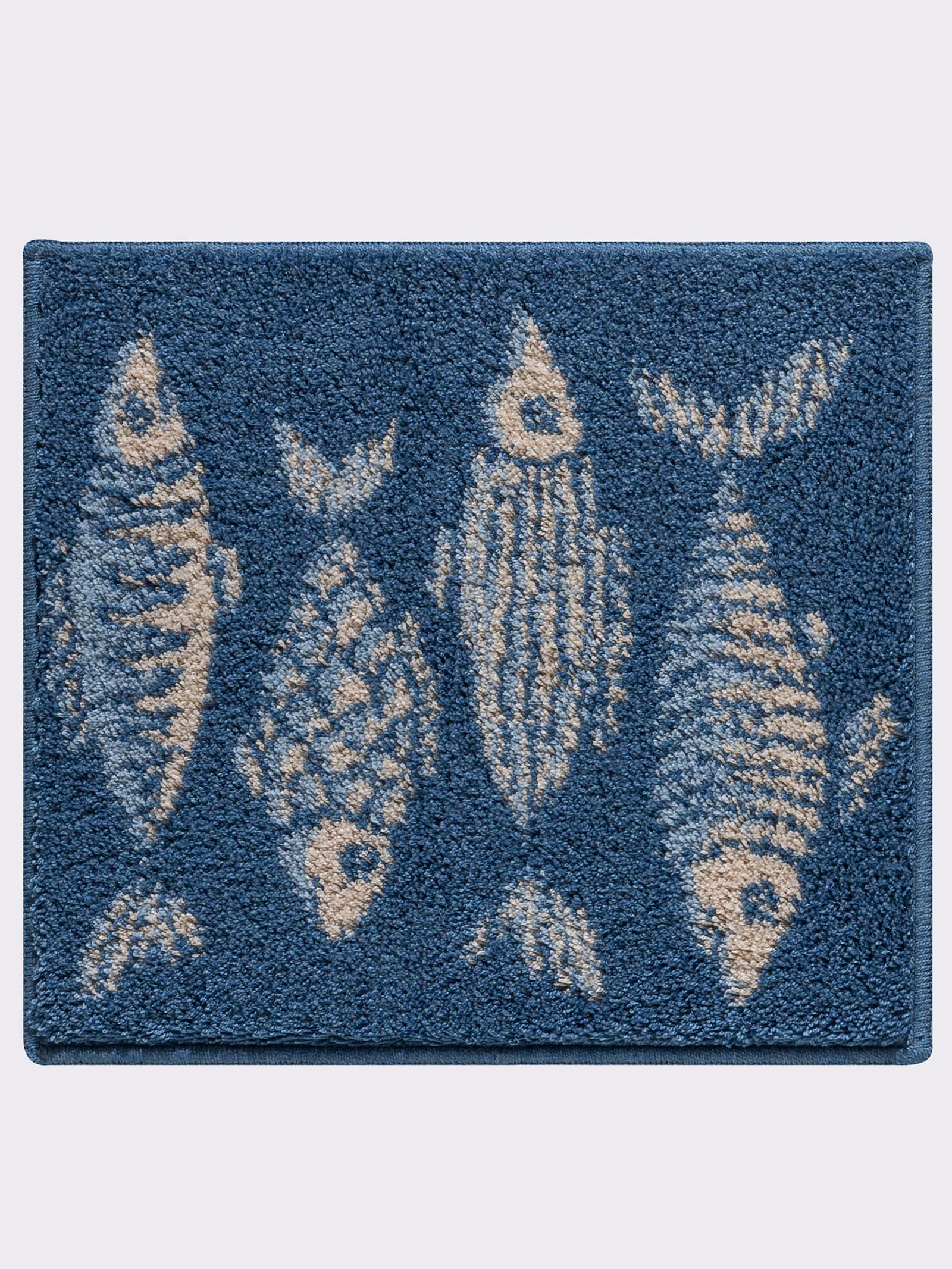 Grund Badematte - blau-beige