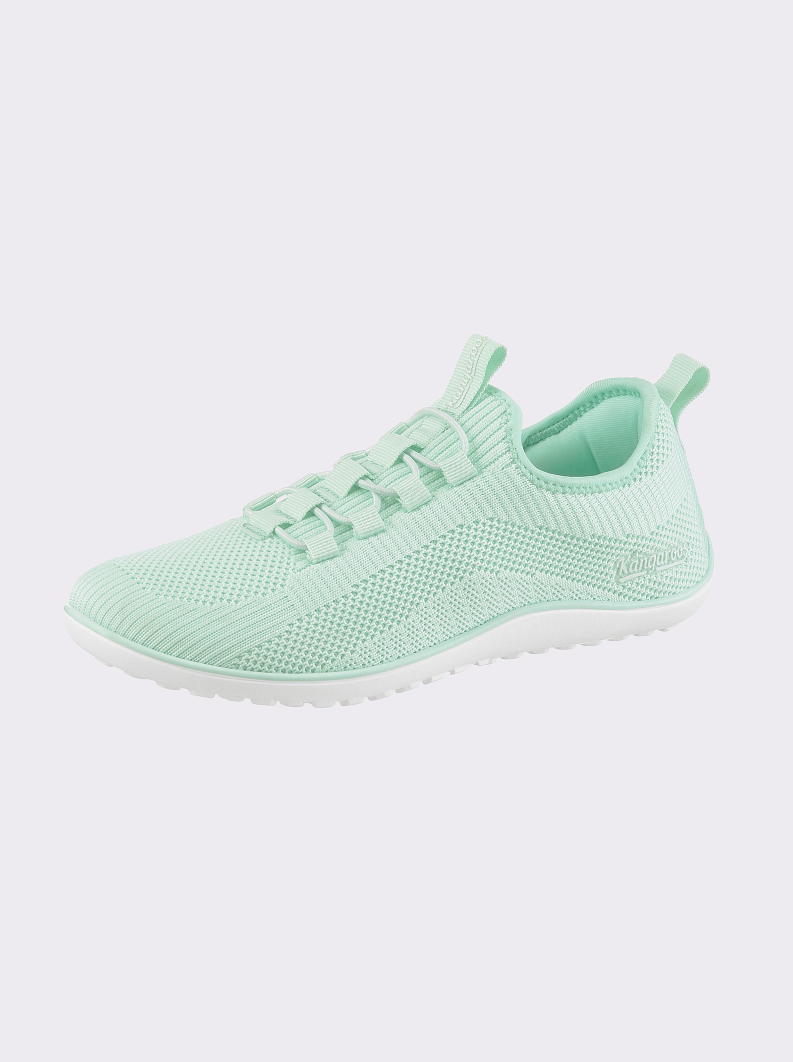 KangaROOS Sneaker met platte rubberen zool - mint