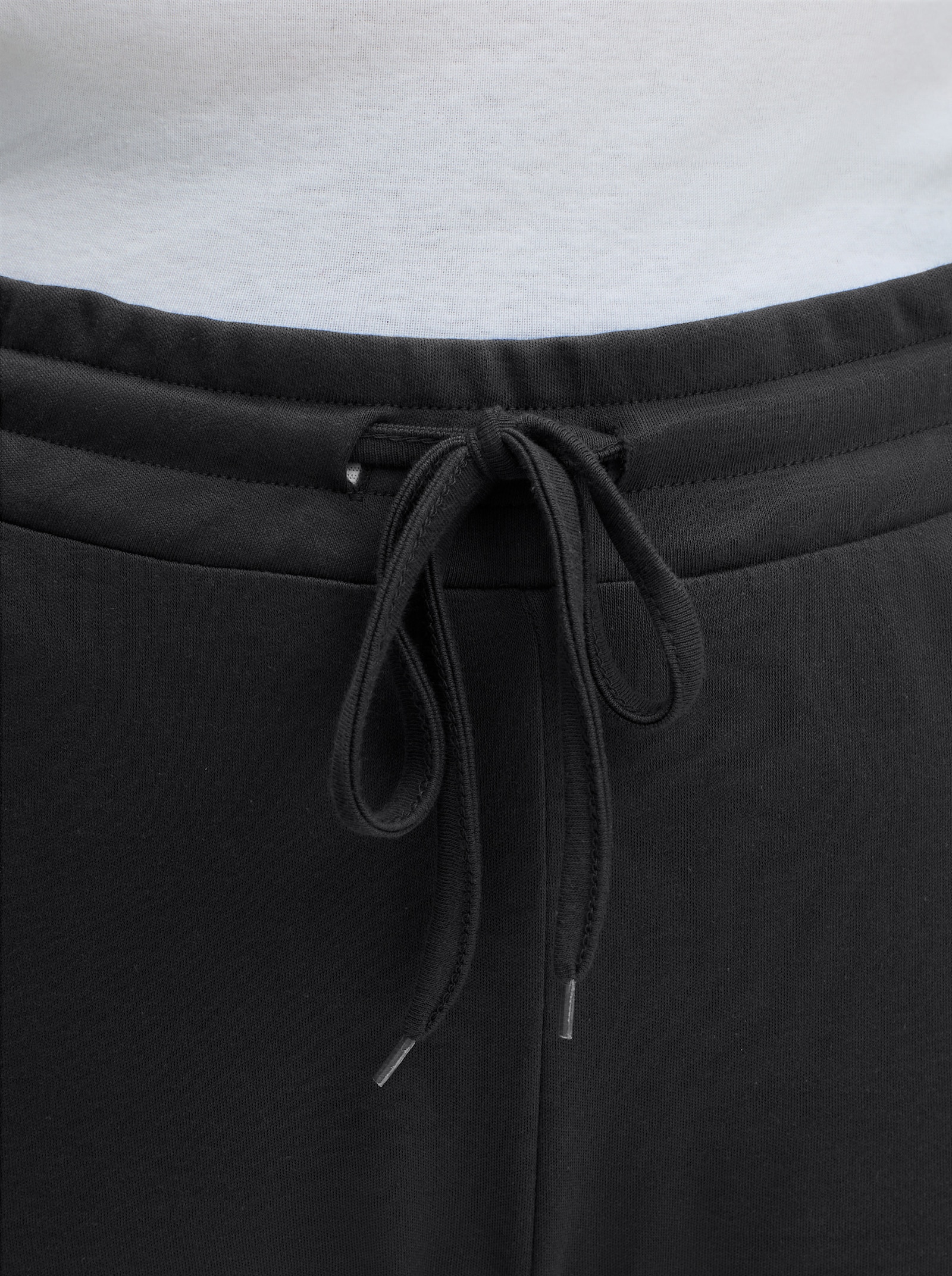 Jerseyhose mit Bindeband - schwarz