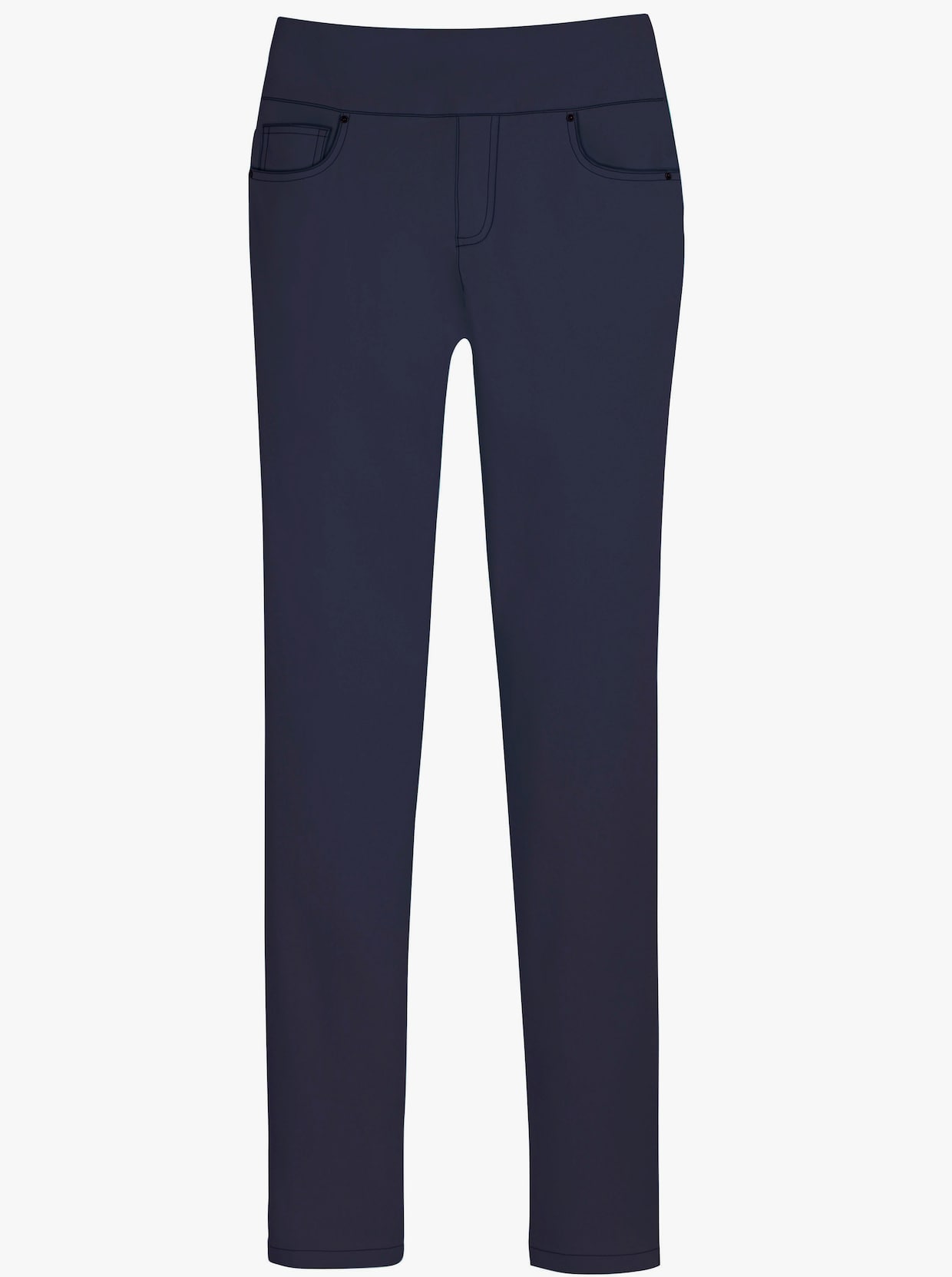 Pantalon 5 poches - marine