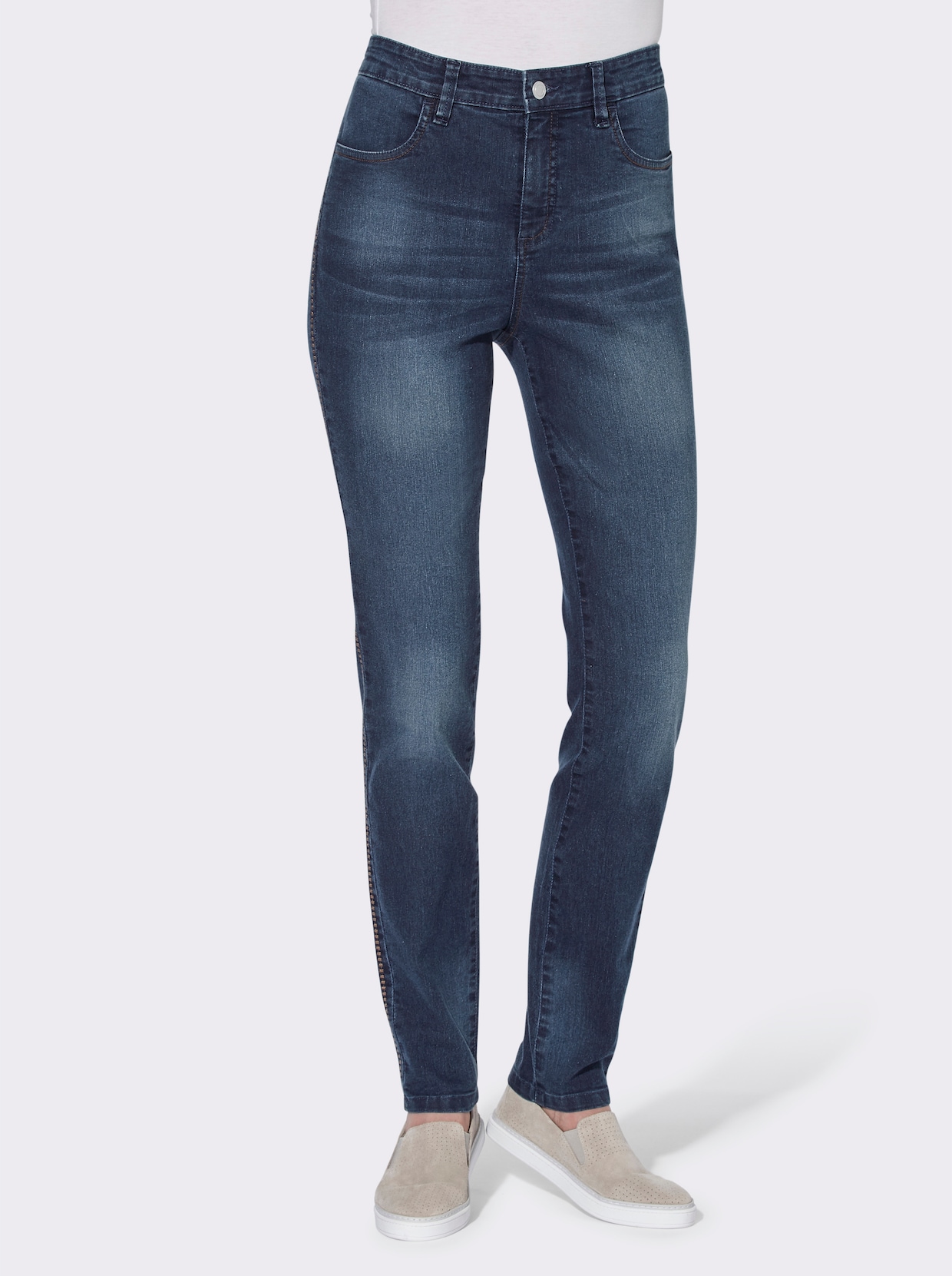 Jeans - blue-stone-washed