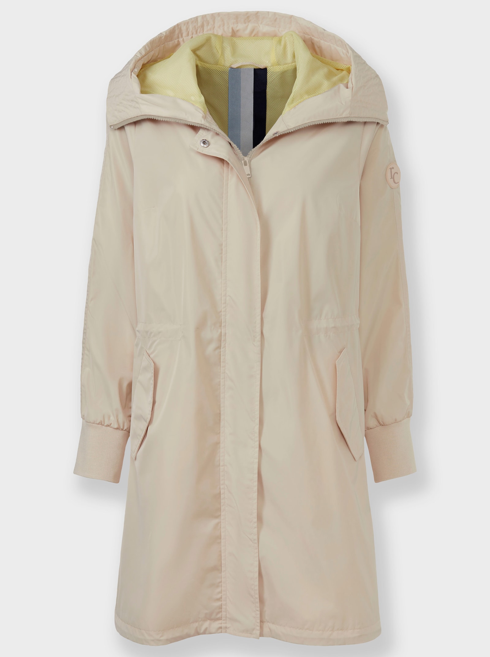 heine Kurzmantel mit Tunnelzug in der Taille - sand