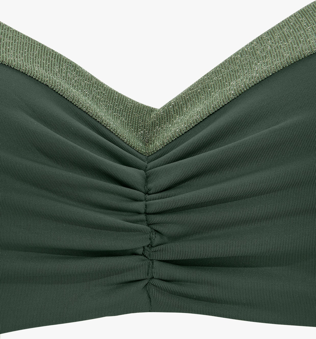 JETTE Maillot de bain bandeau à armatures - vert olive