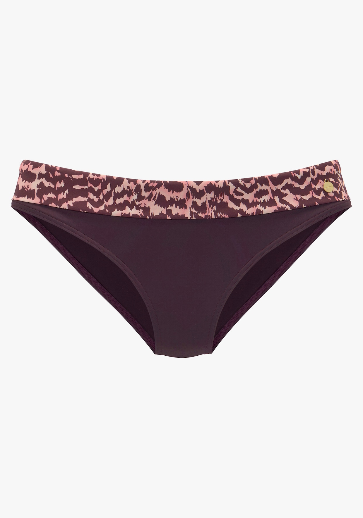 LASCANA Bikini-Hose - bordeaux bedruckt