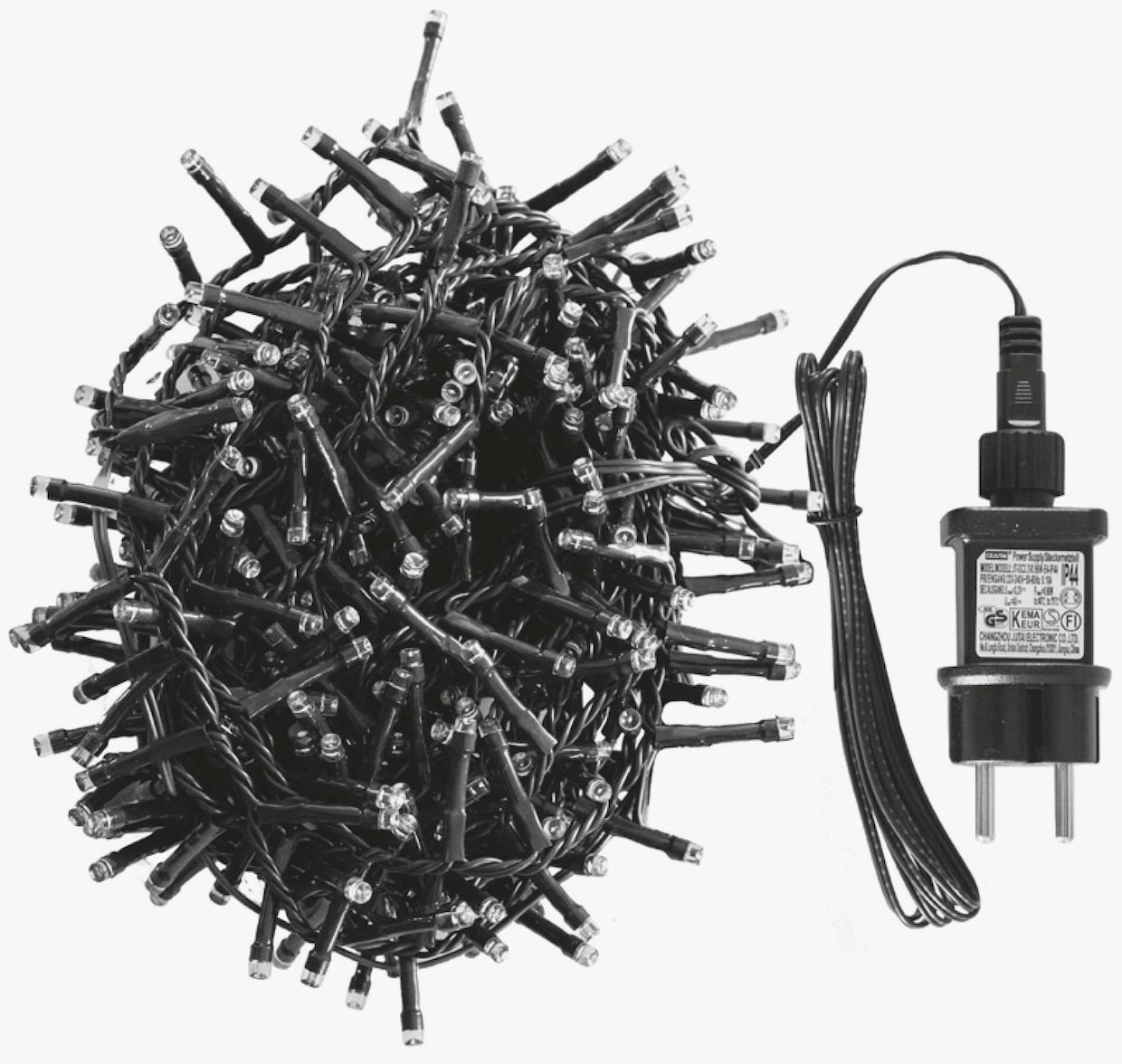 my home LED-Lichterkette - schwarz