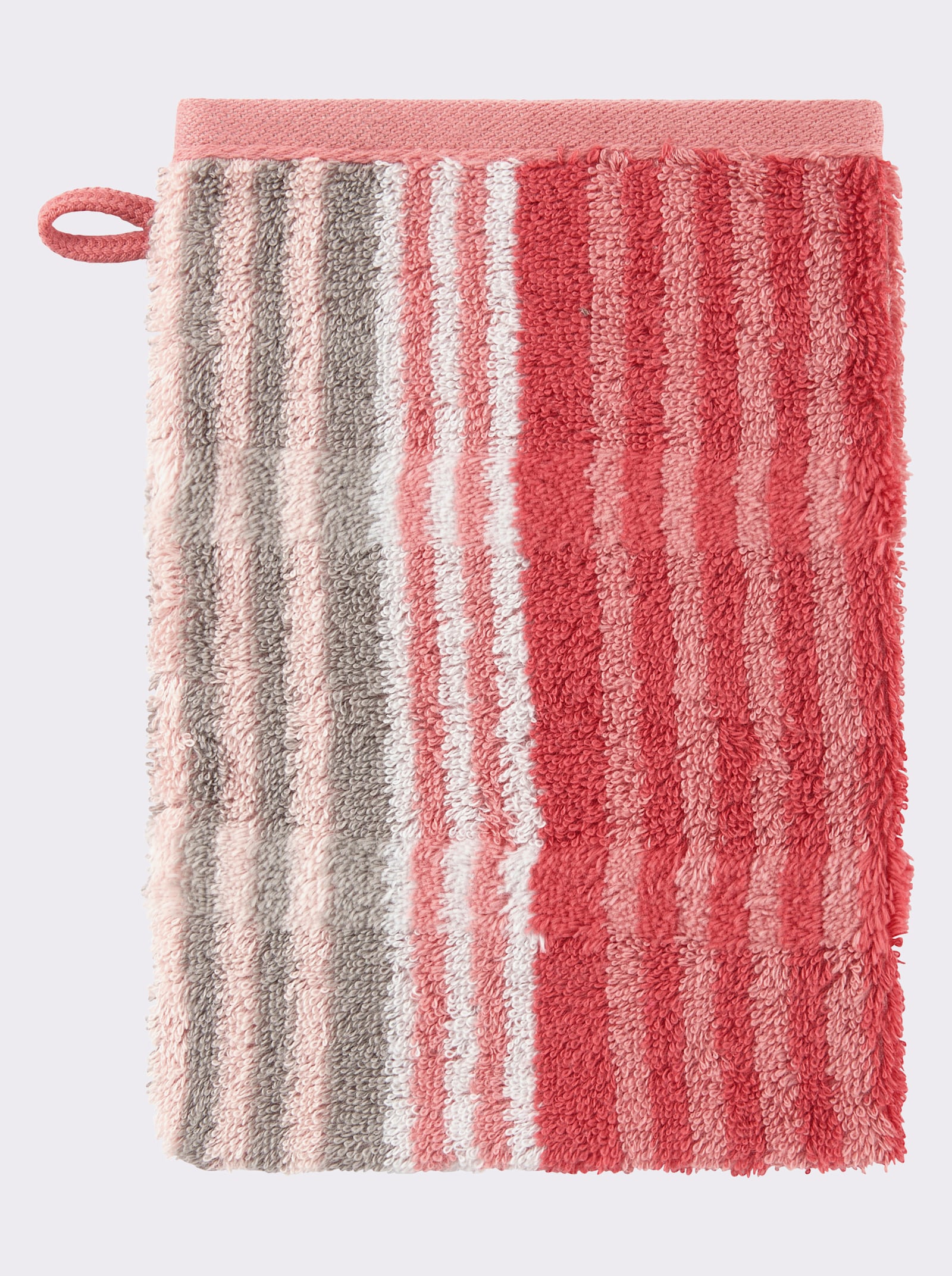 Cawö Handtuch - flamingo-gestreift