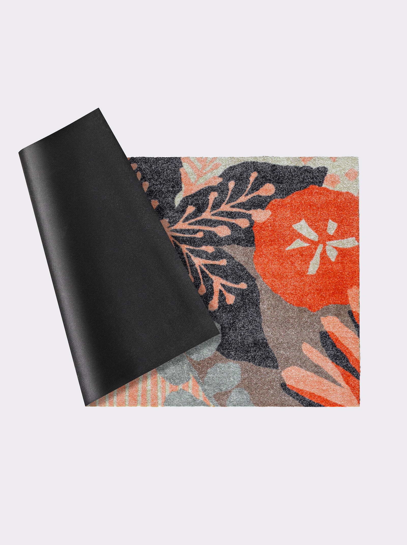 wash+dry by Kleen-Tex Paillasson - orange-gris