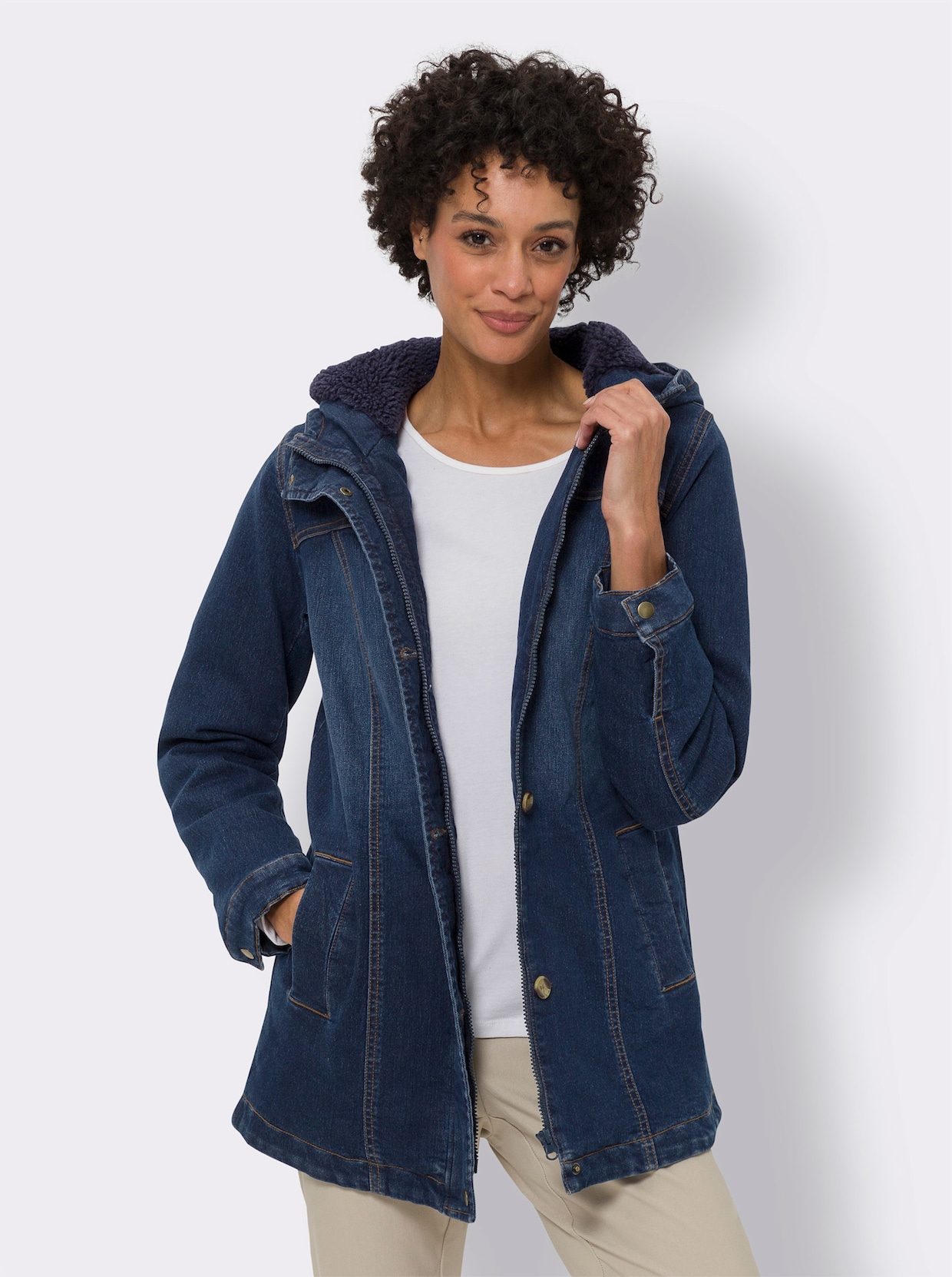 Jeansjacke - dark blue