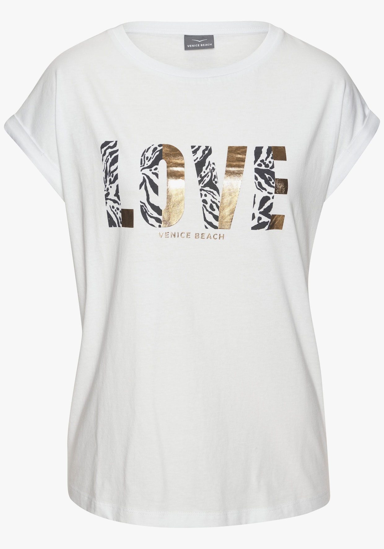 Venice Beach Kurzarmshirt - weiß