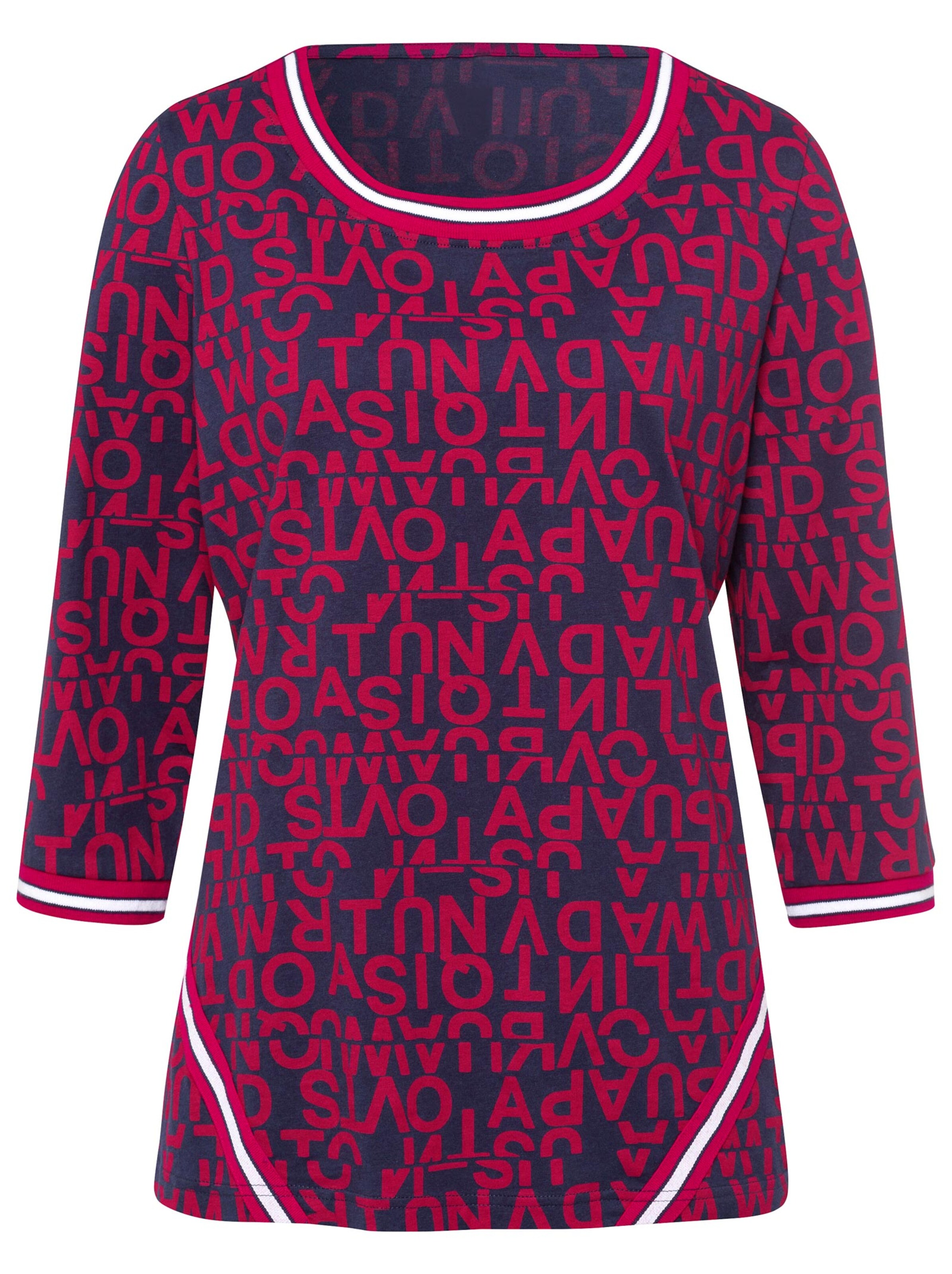 Shirt - rot-gemustert