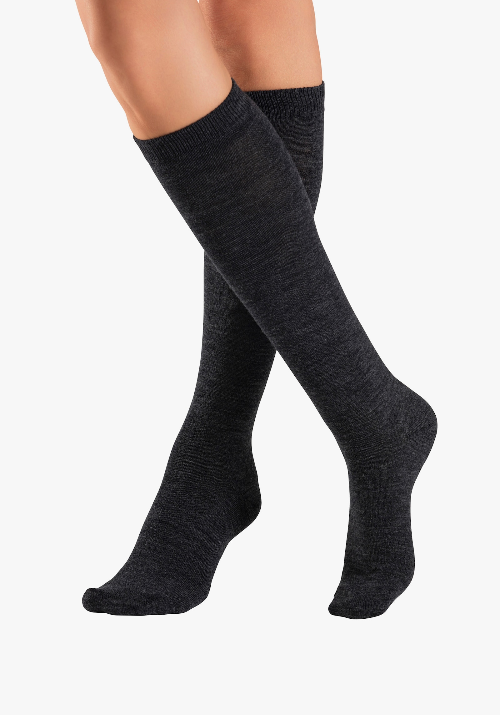 Bench. Kniestrümpfe - 3x anthrazit