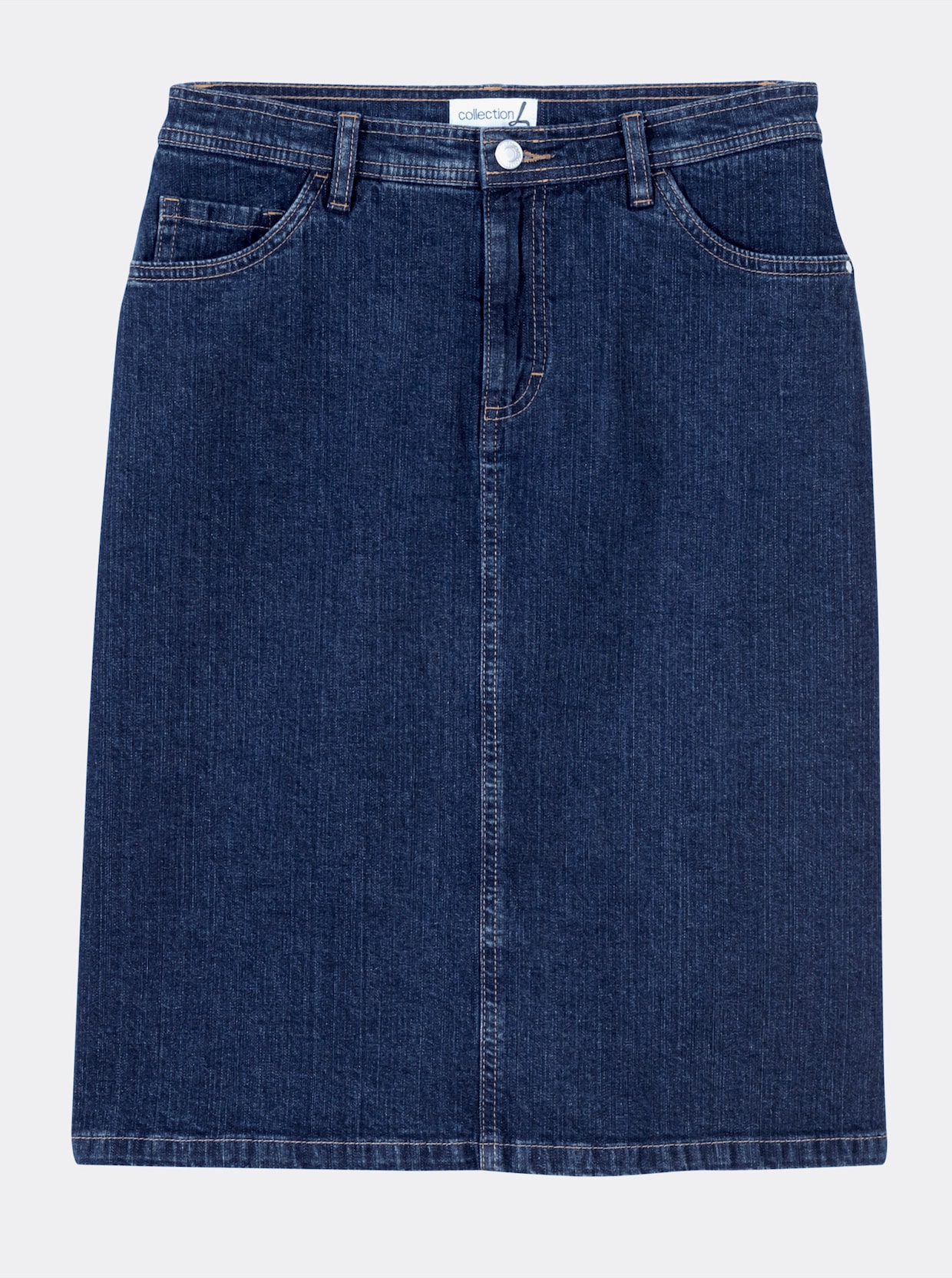 Jeansrock - blue-stone-washed
