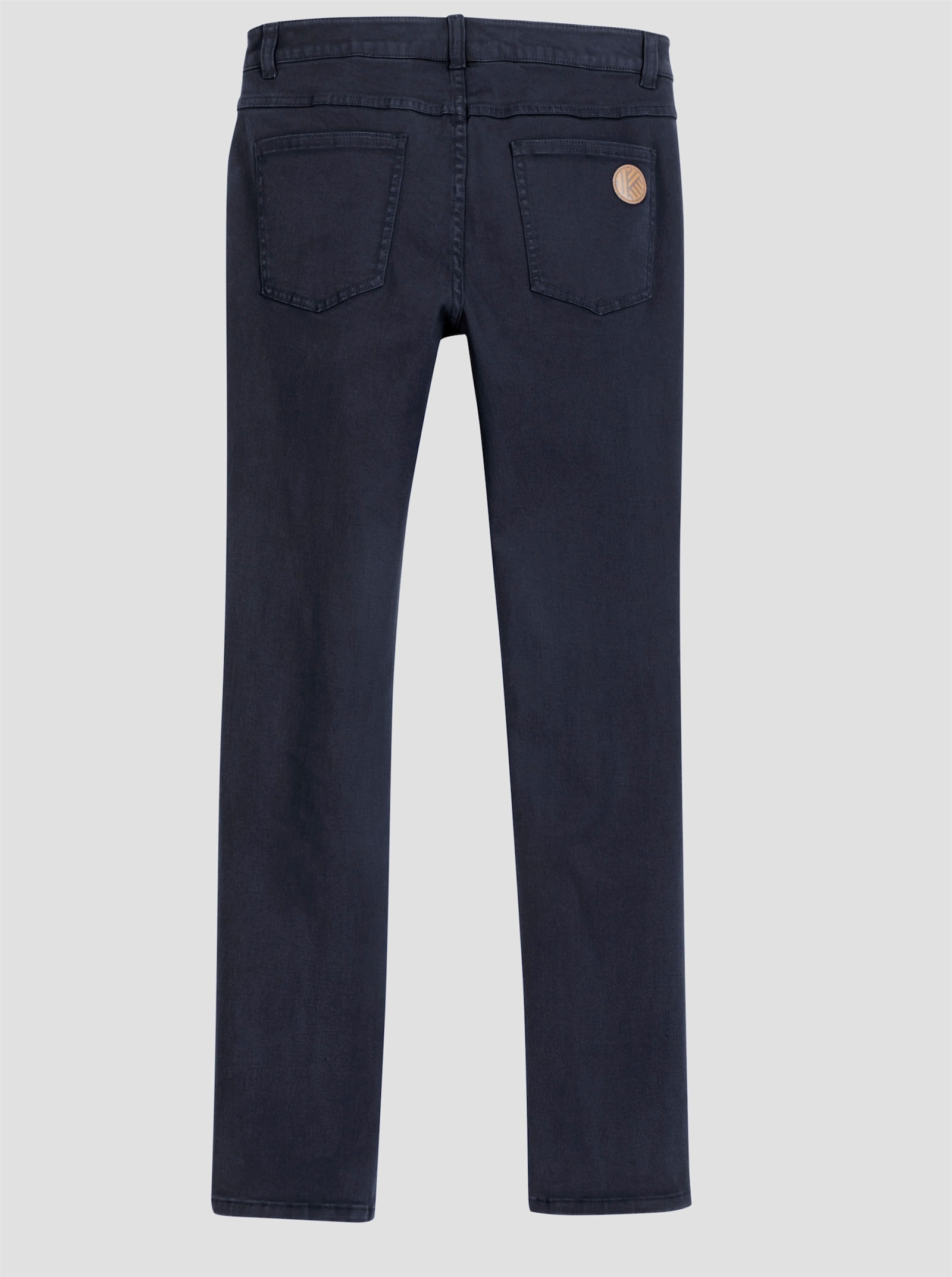 Röhrenjeans in Twill-Qualität - marine