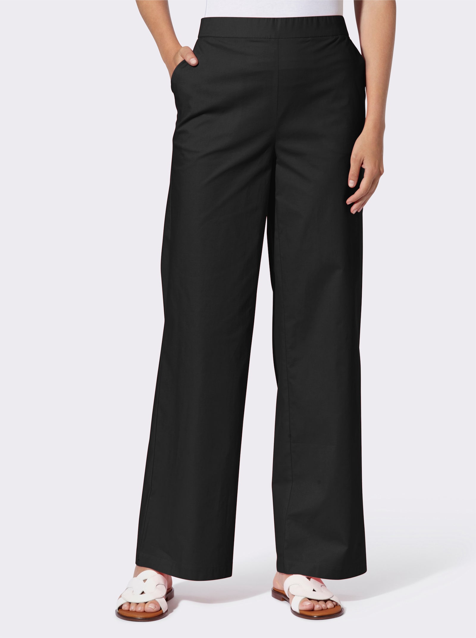 heine Schlupfhose mit weitem Bein - schwarz