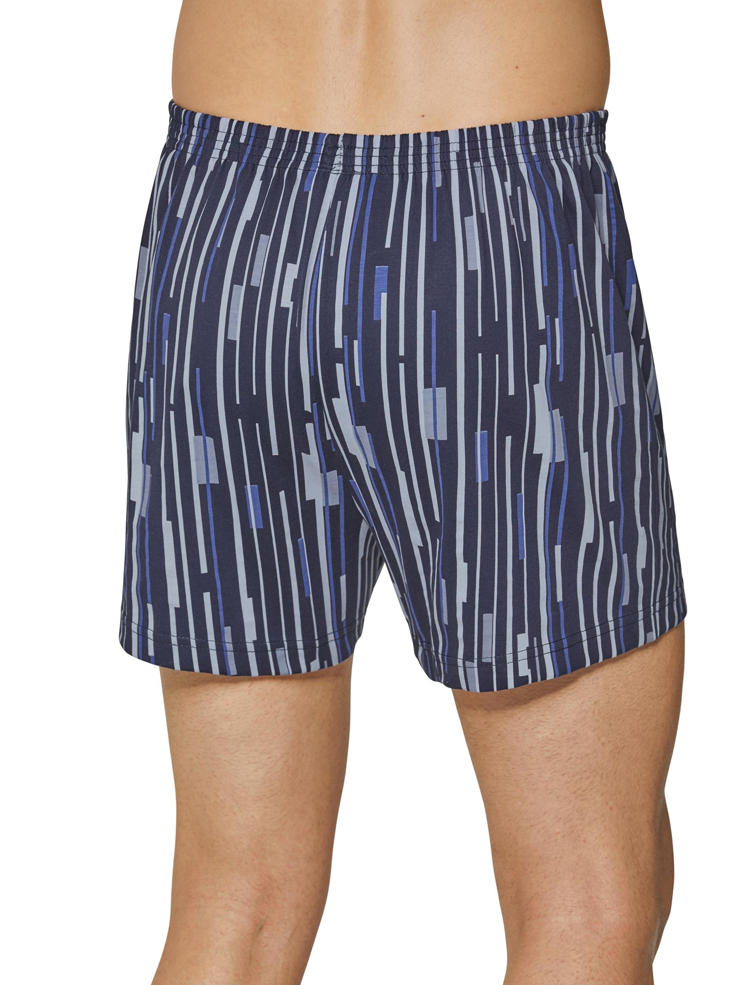 KINGsCLUB Boxershorts - marine-bedruckt