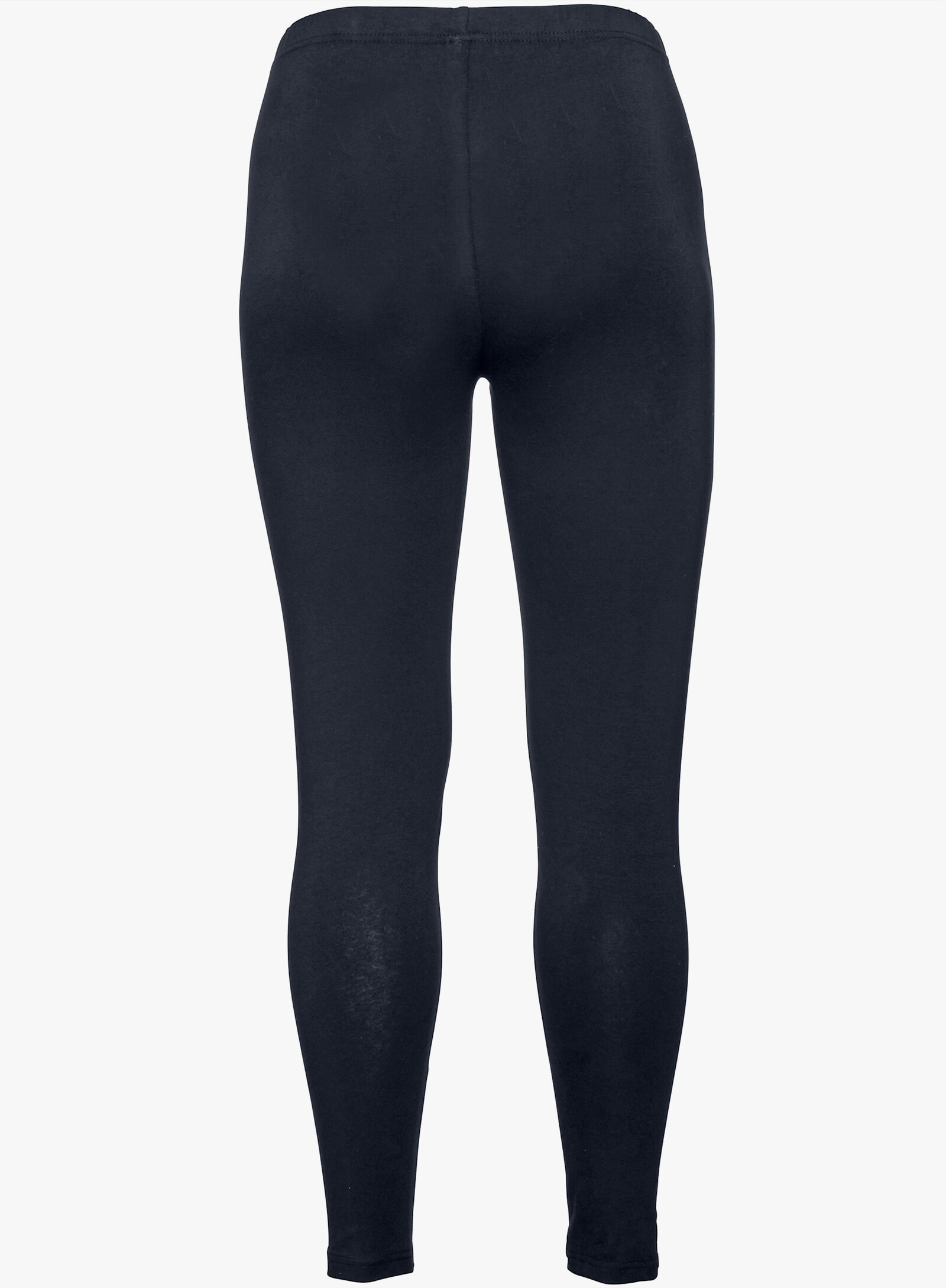 sheego Leggings mit Gummizugbund - tiefblau