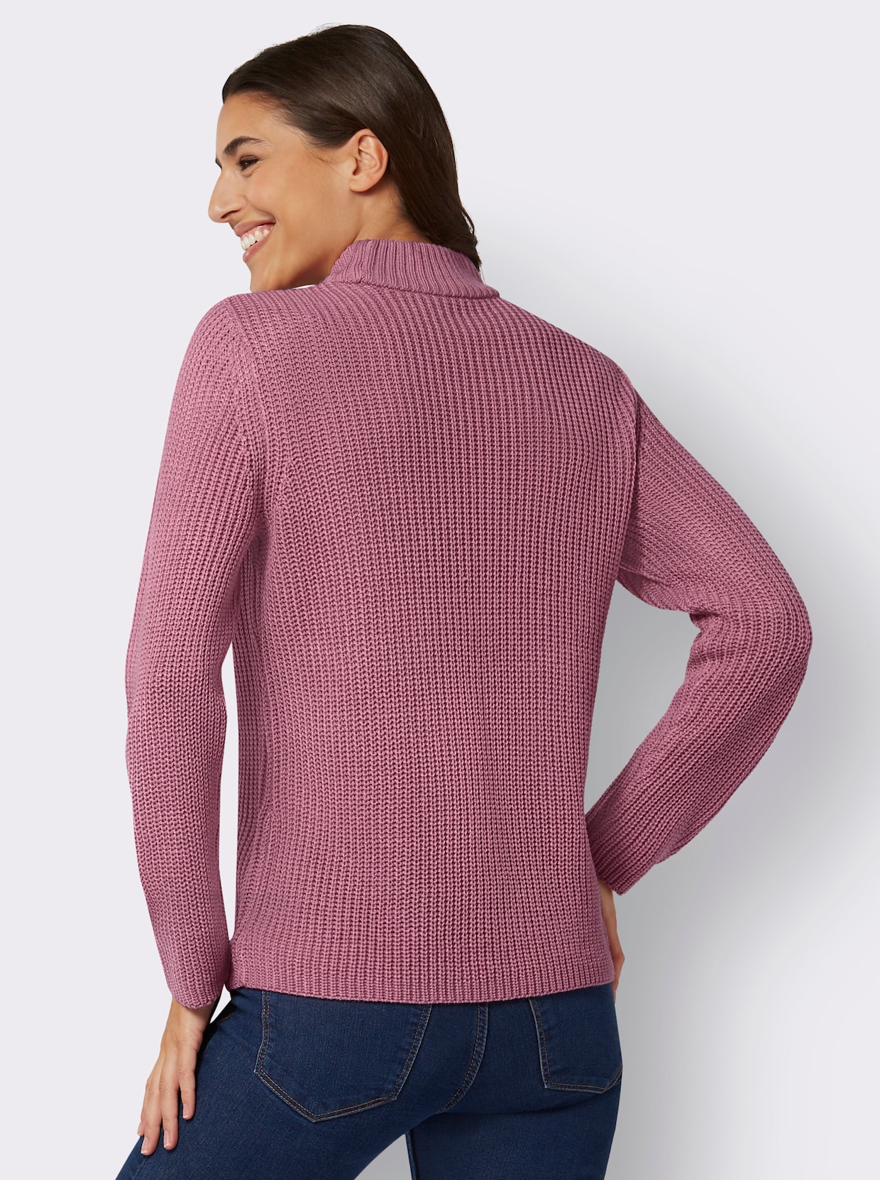 Pullover met lange mouwen - oudroze