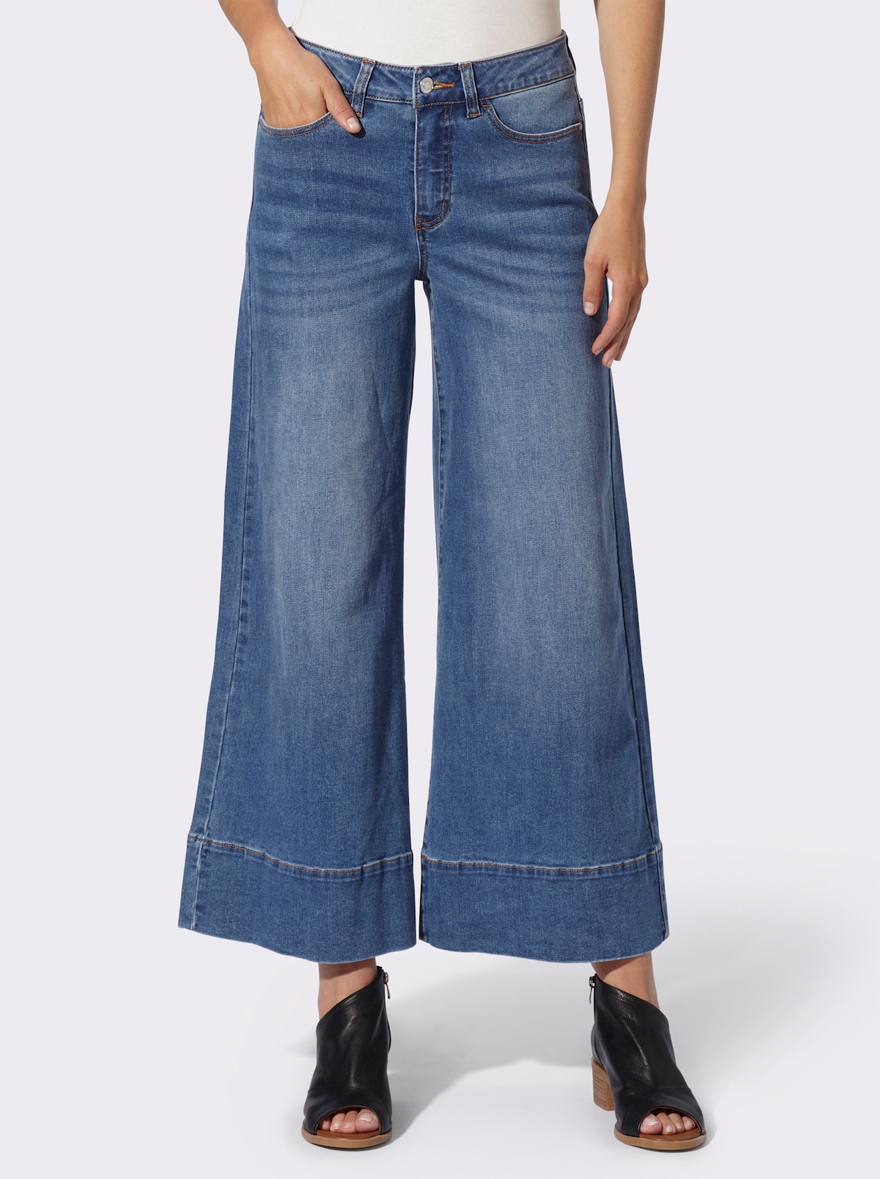 heine 5-Pocket-Jeans - blue-bleached