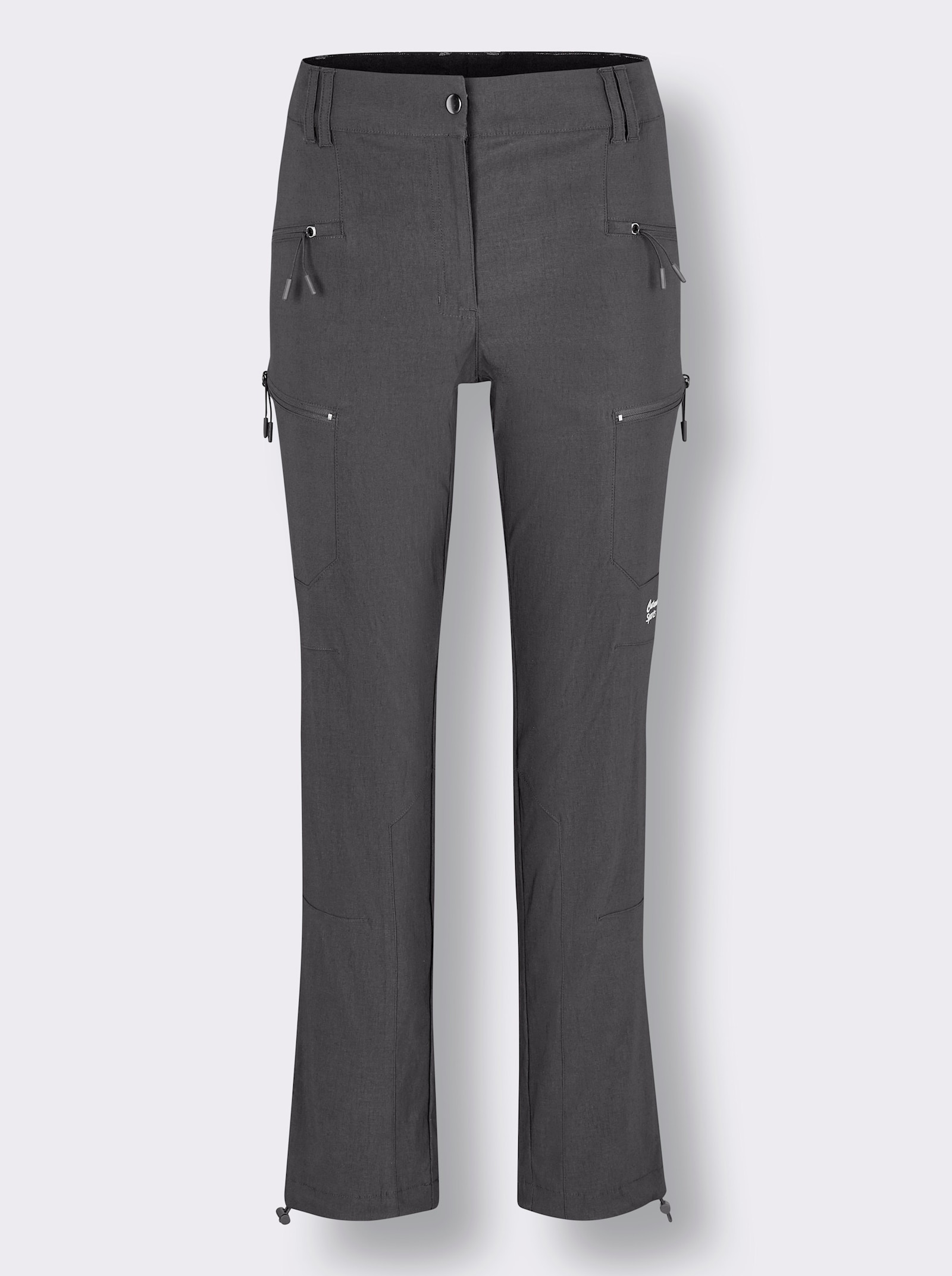 Catamaran Sports Trekkinghose mit weitenregulierbarem Saum - anthrazit