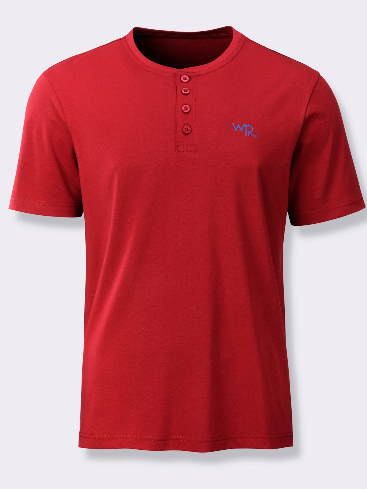 wäschepur men Schlafanzug-Shirt - kirsche