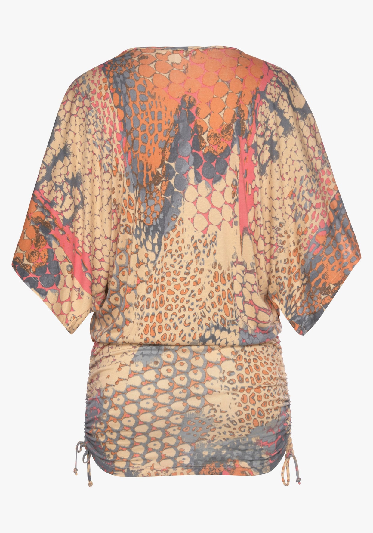 Buffalo Lang shirt - oranje geprint