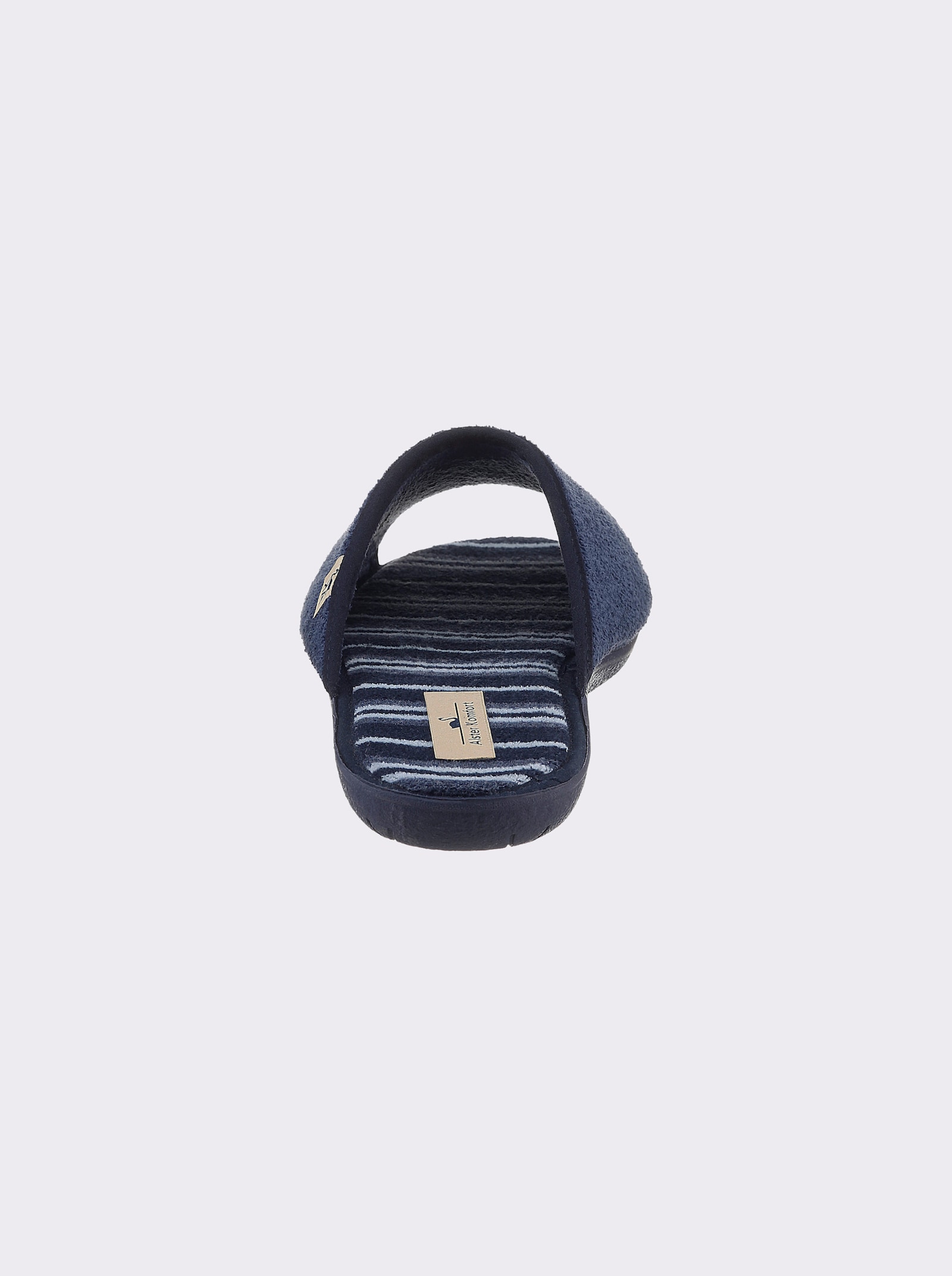 Pantoffel in Textil-Qualität - marine