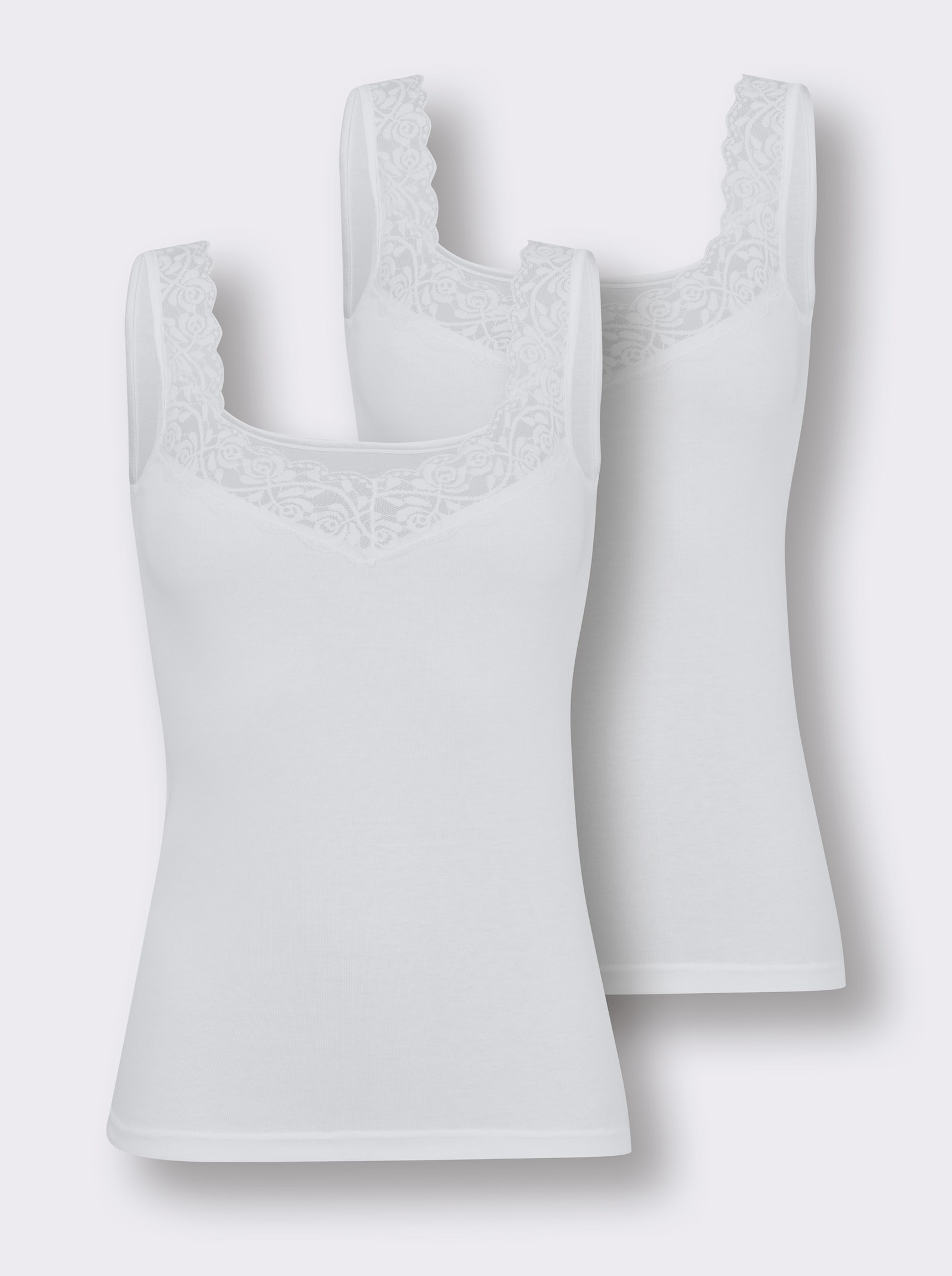 wäschepur Achselhemd - weiß