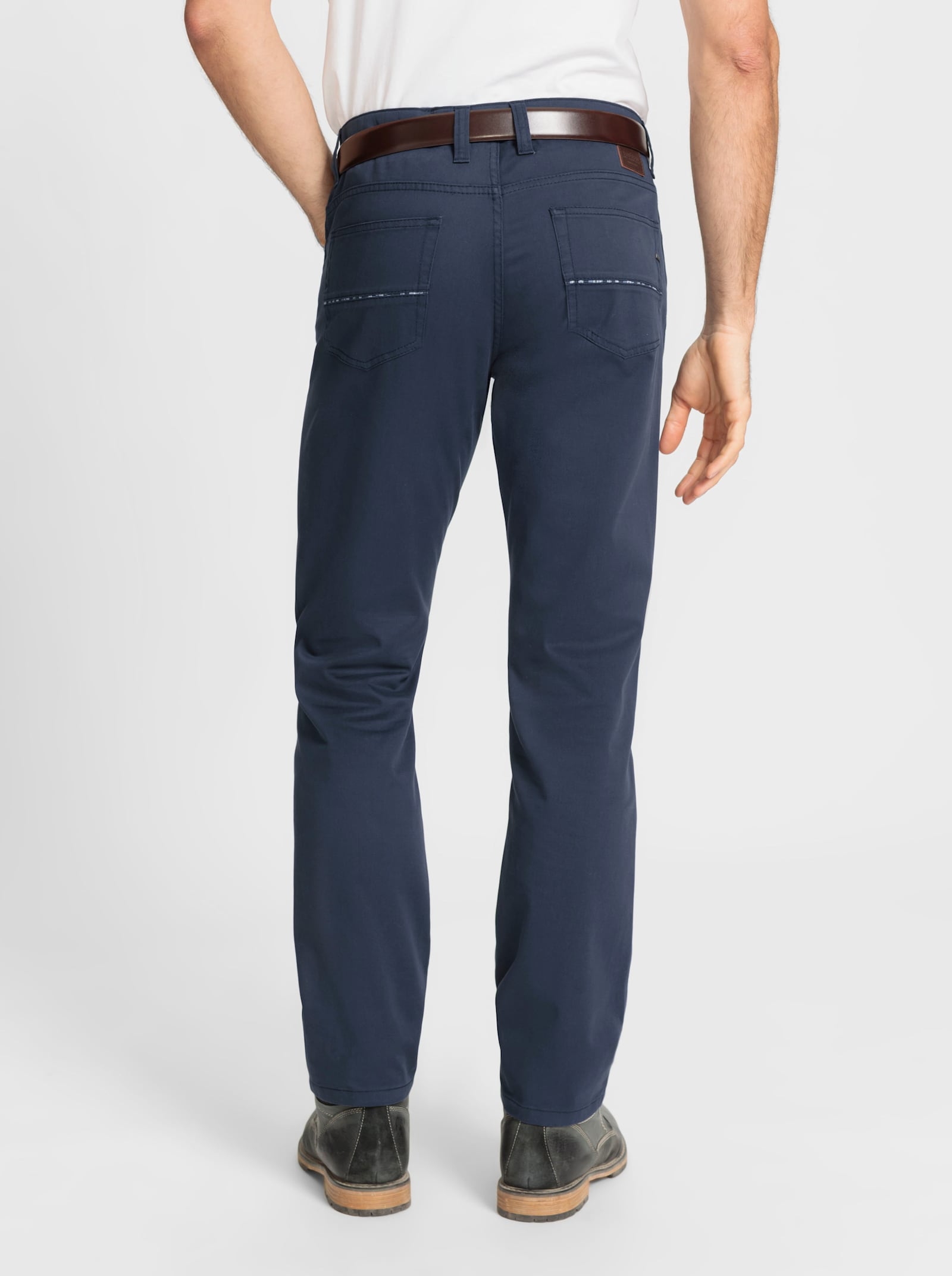 Brühl 5-Pocket-Hose in Twill Qualität - dunkelblau
