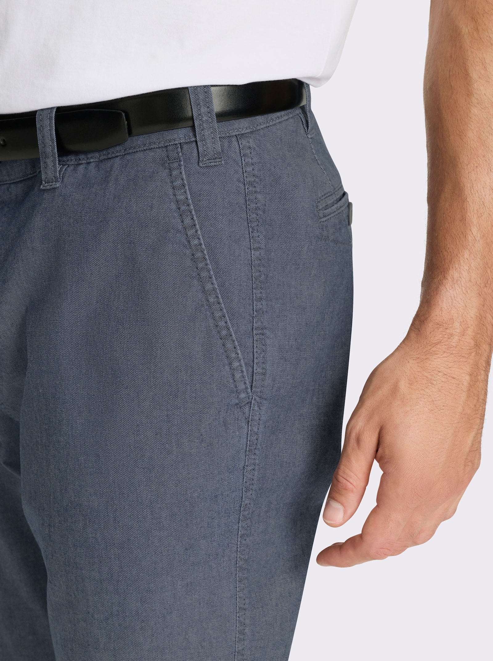 Brühl Jeans van licht denim - donkerblauw gemêleerd