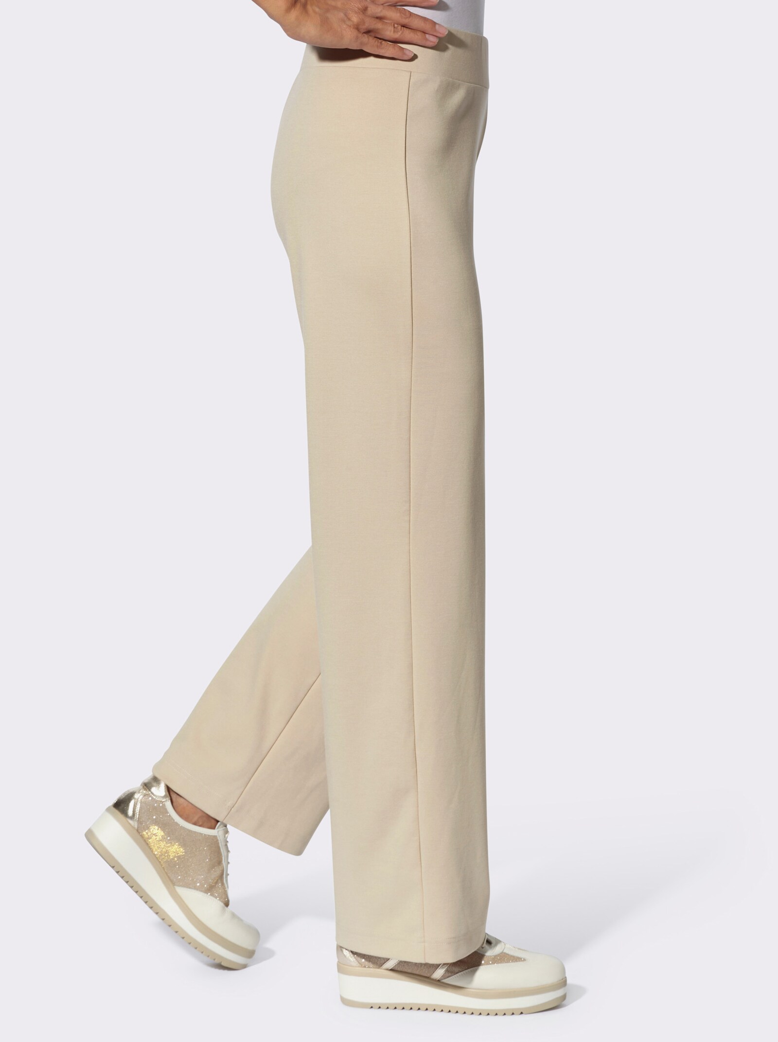 Schlupfhose aus Interlock-Qualität - sand
