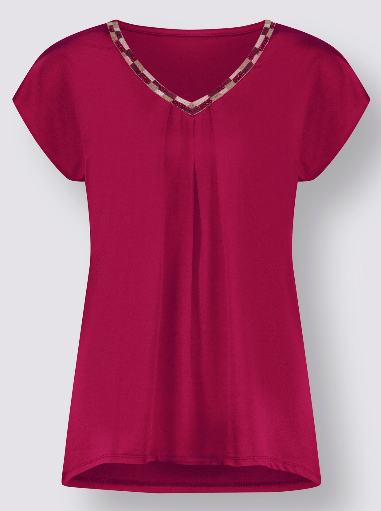 Kurzarmshirt - fuchsia